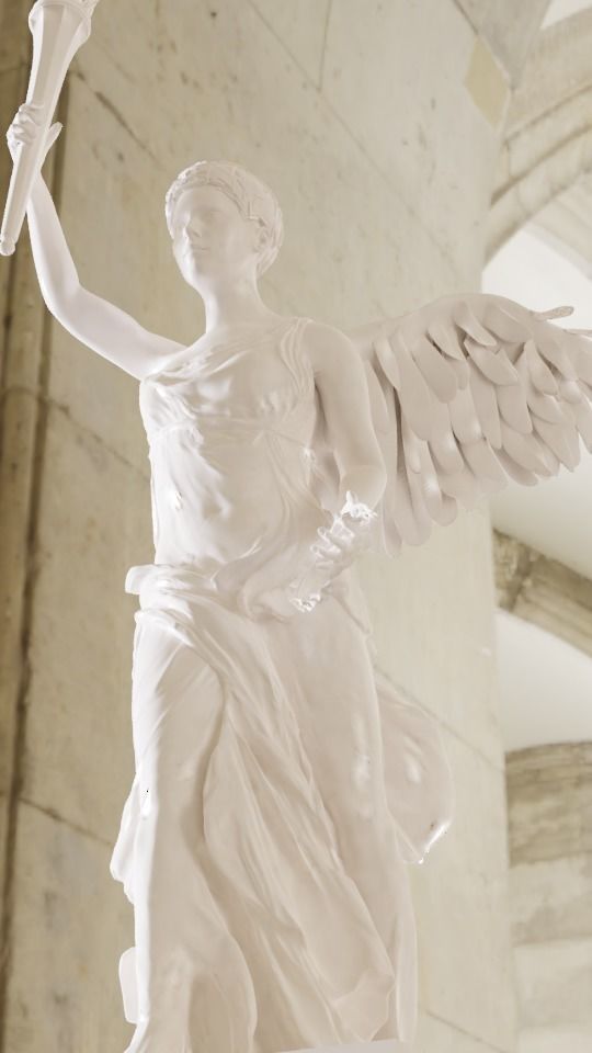 Rebuilt Samothrace victory Nike 3D model_6