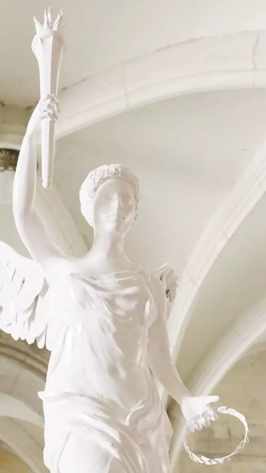 Rebuilt Samothrace victory Nike 3D model_0