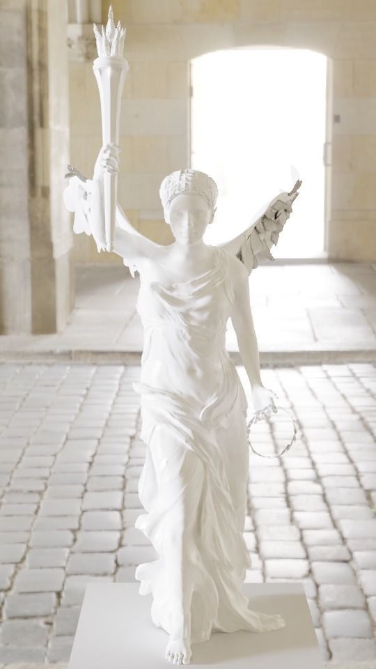 Rebuilt Samothrace victory Nike 3D model_1