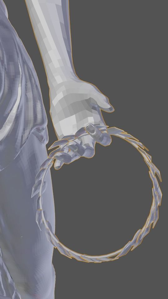 Rebuilt Samothrace victory Nike 3D model_17