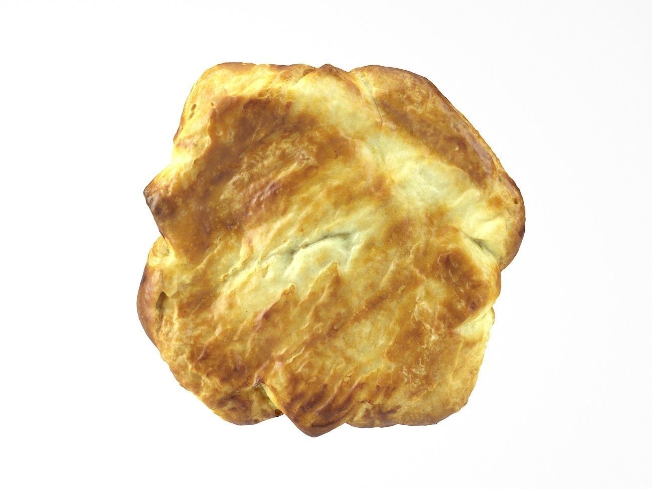 Photorealistic Danish Pastry  3D Scan 3D model_5