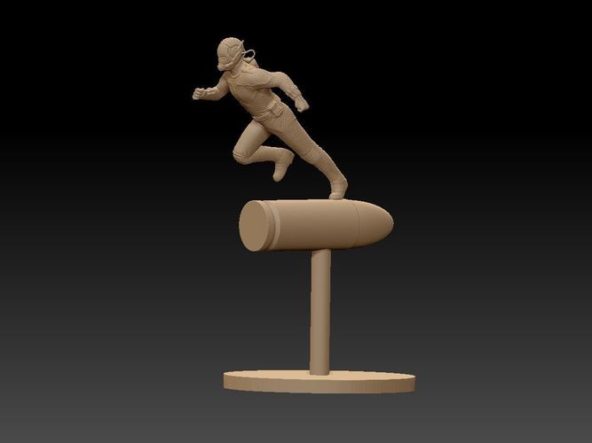 Ant-Man man jumping 3D print model