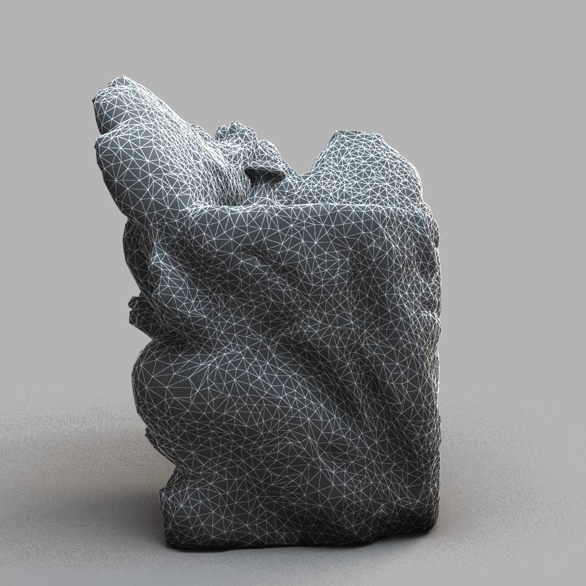 Bali-statue-015 gargoyle Low-poly 3D model_15