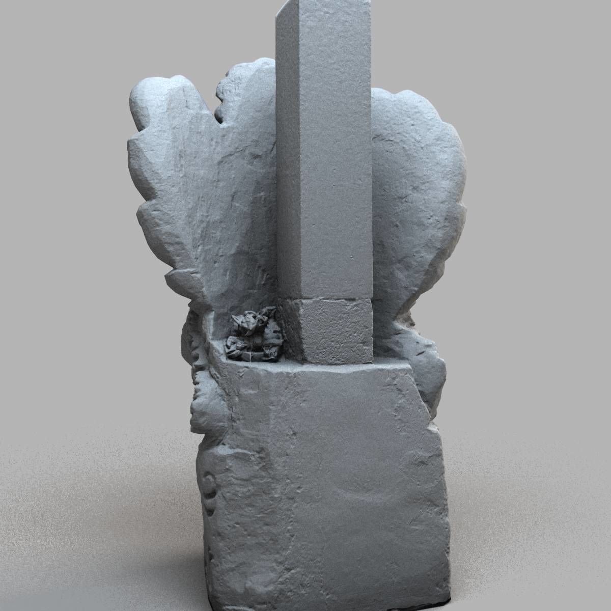 Bali-statue-016 statue of indian deity Low-poly 3D model_10