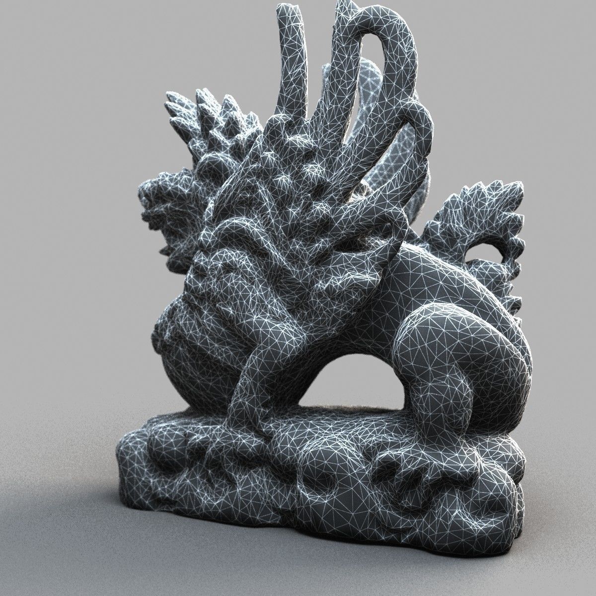 Bali-statue-018 statue of chinese deity Low-poly 3D model_17