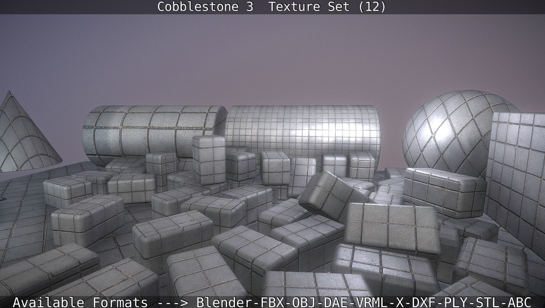 Cobblestone 3 - Texture Set 12 Texture_45