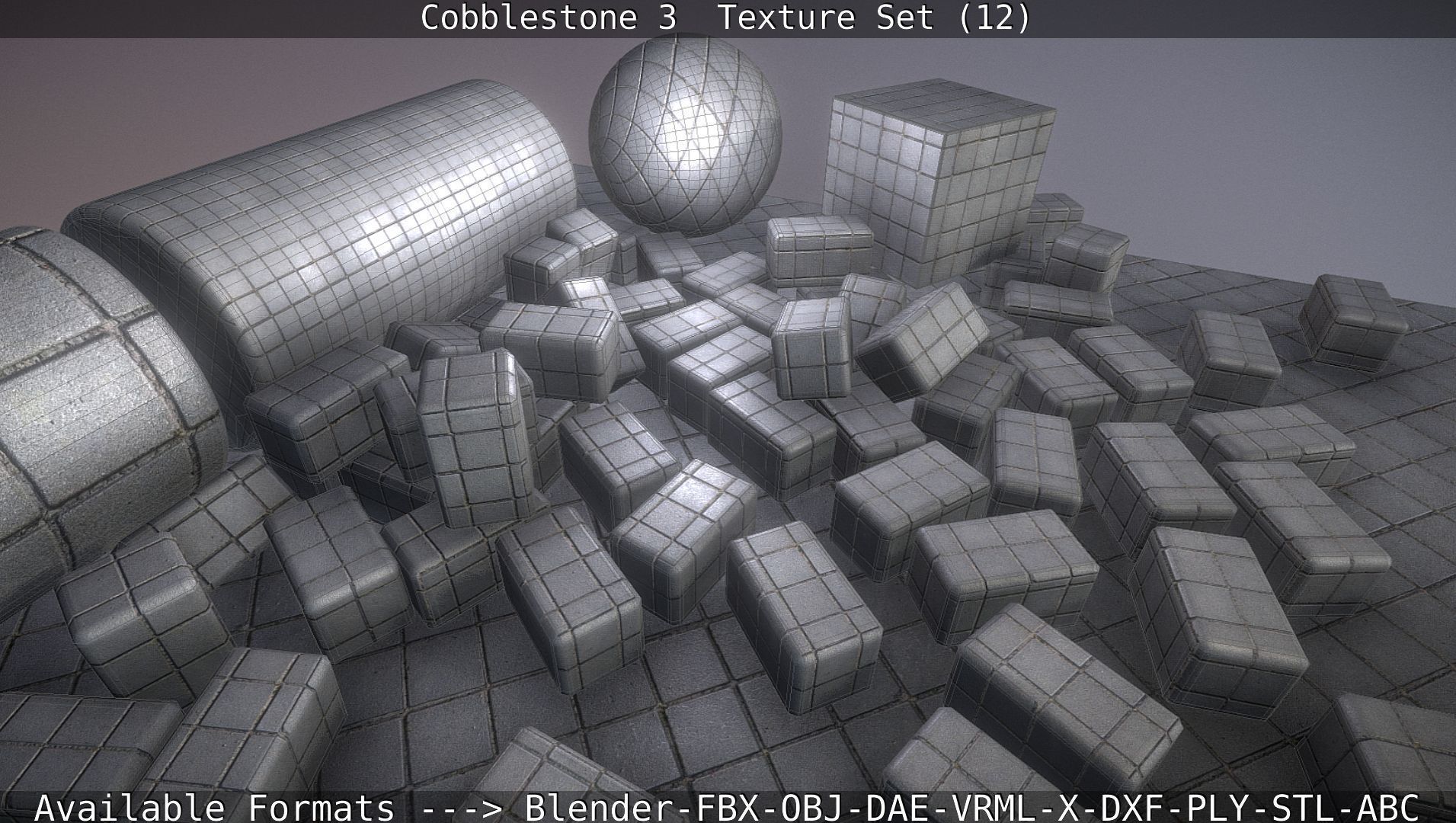 Cobblestone 3 - Texture Set 12 Texture_123