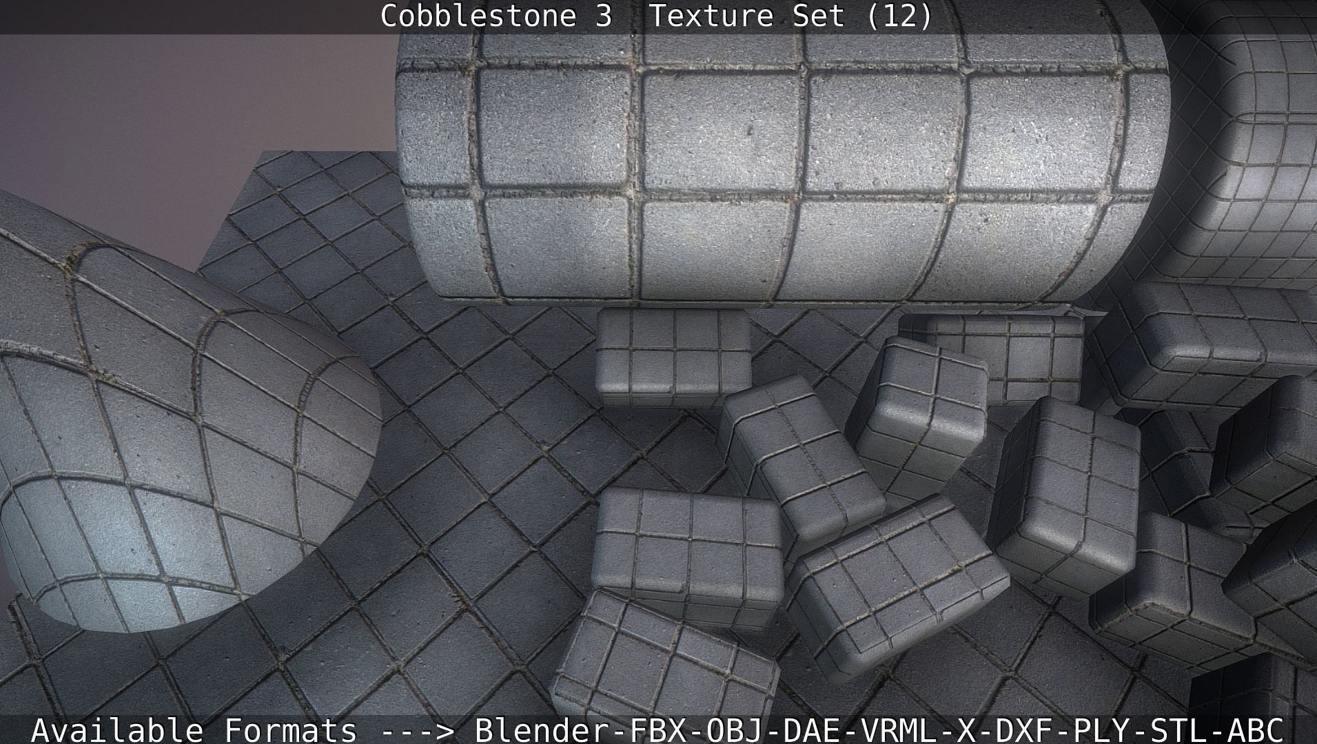 Cobblestone 3 - Texture Set 12 Texture_26