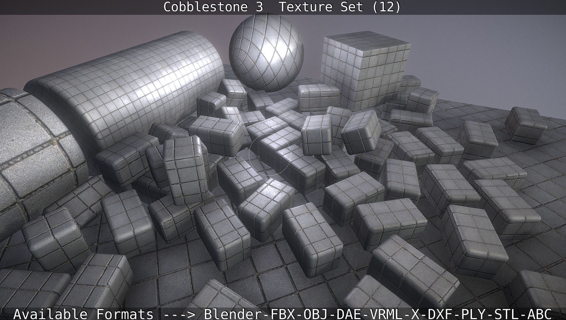 Cobblestone 3 - Texture Set 12 Texture_118