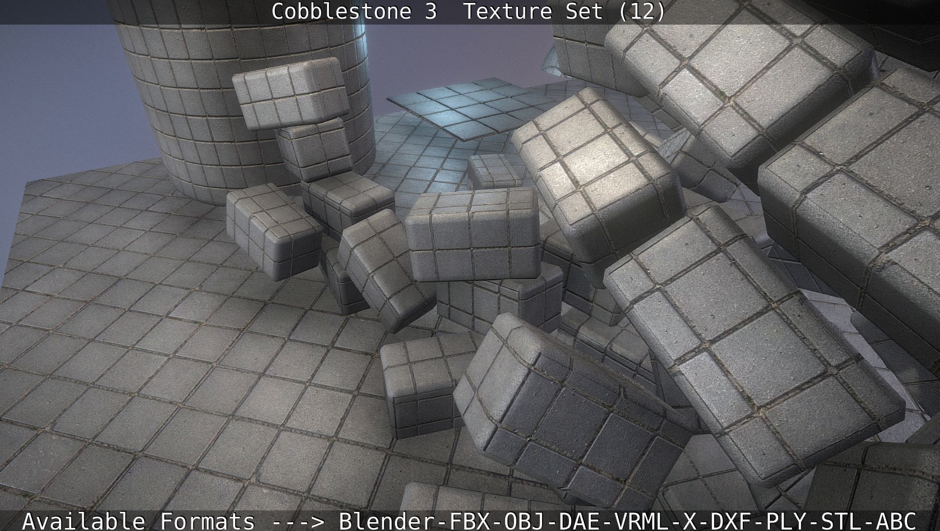 Cobblestone 3 - Texture Set 12 Texture_109