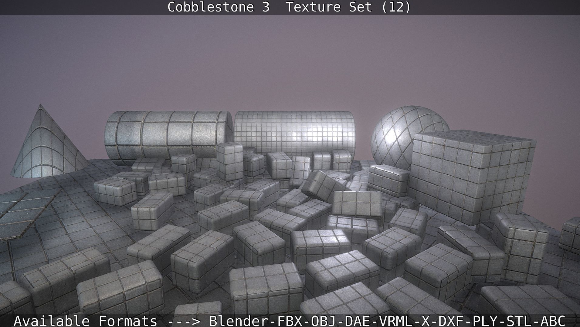 Cobblestone 3 - Texture Set 12 Texture_40