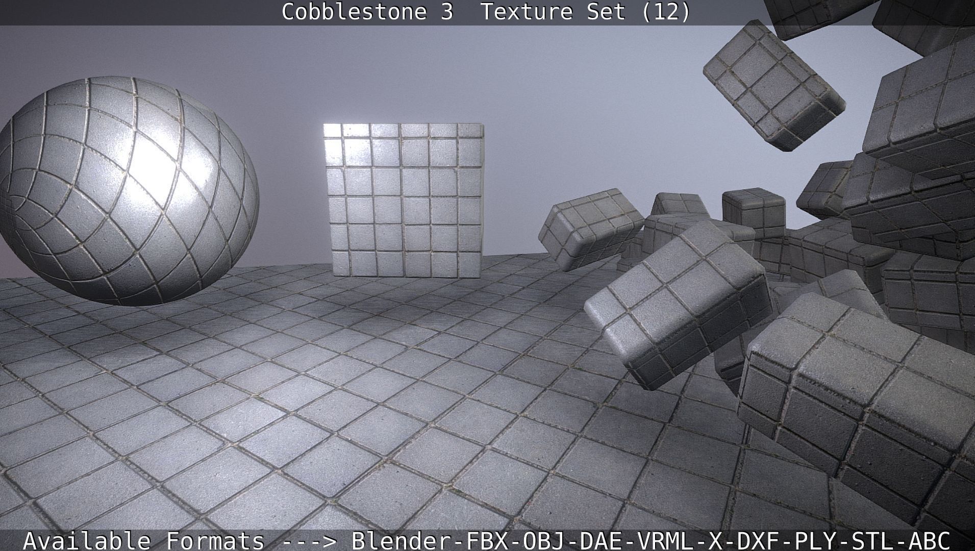 Cobblestone 3 - Texture Set 12 Texture_44