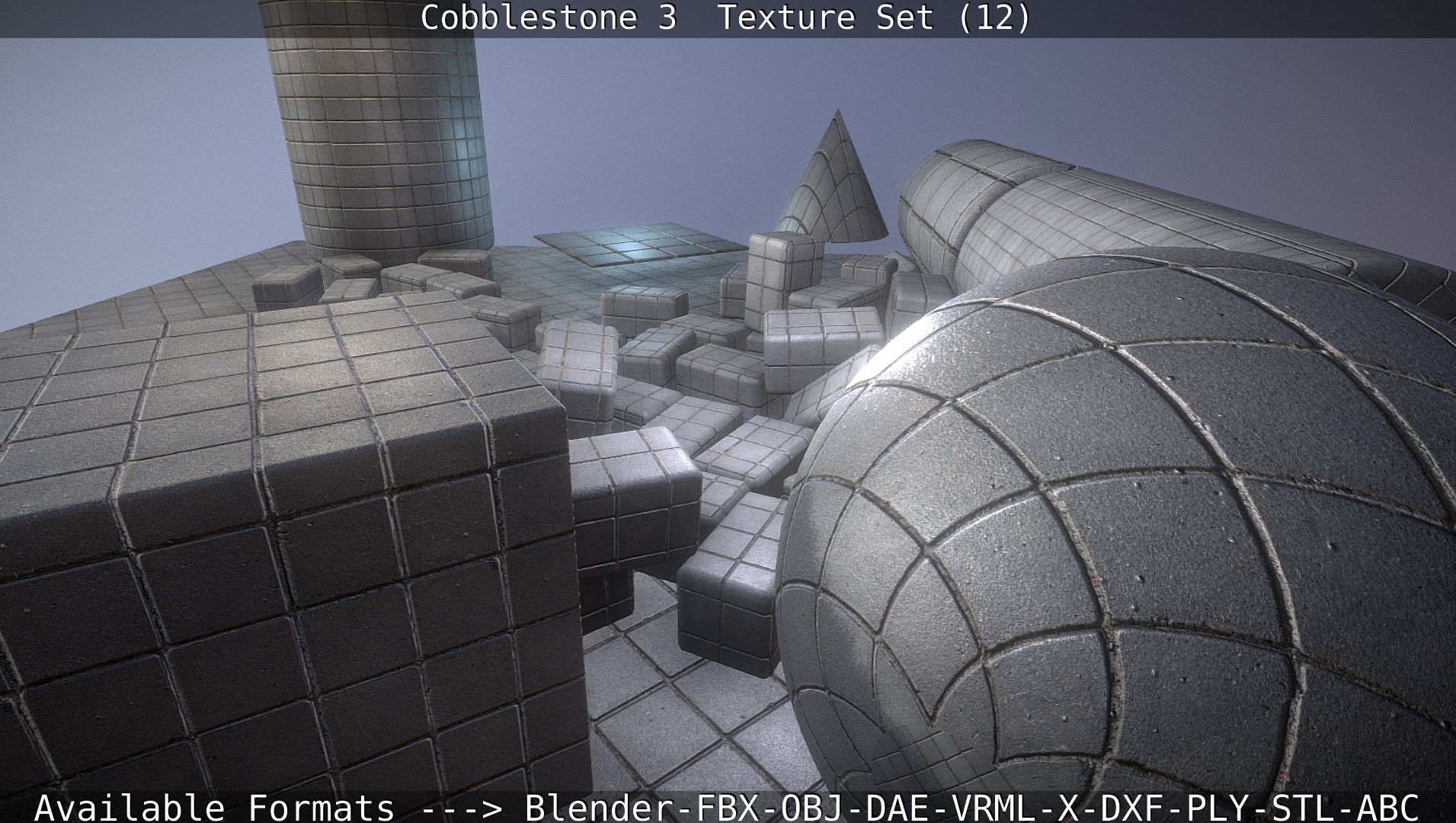 Cobblestone 3 - Texture Set 12 Texture_23