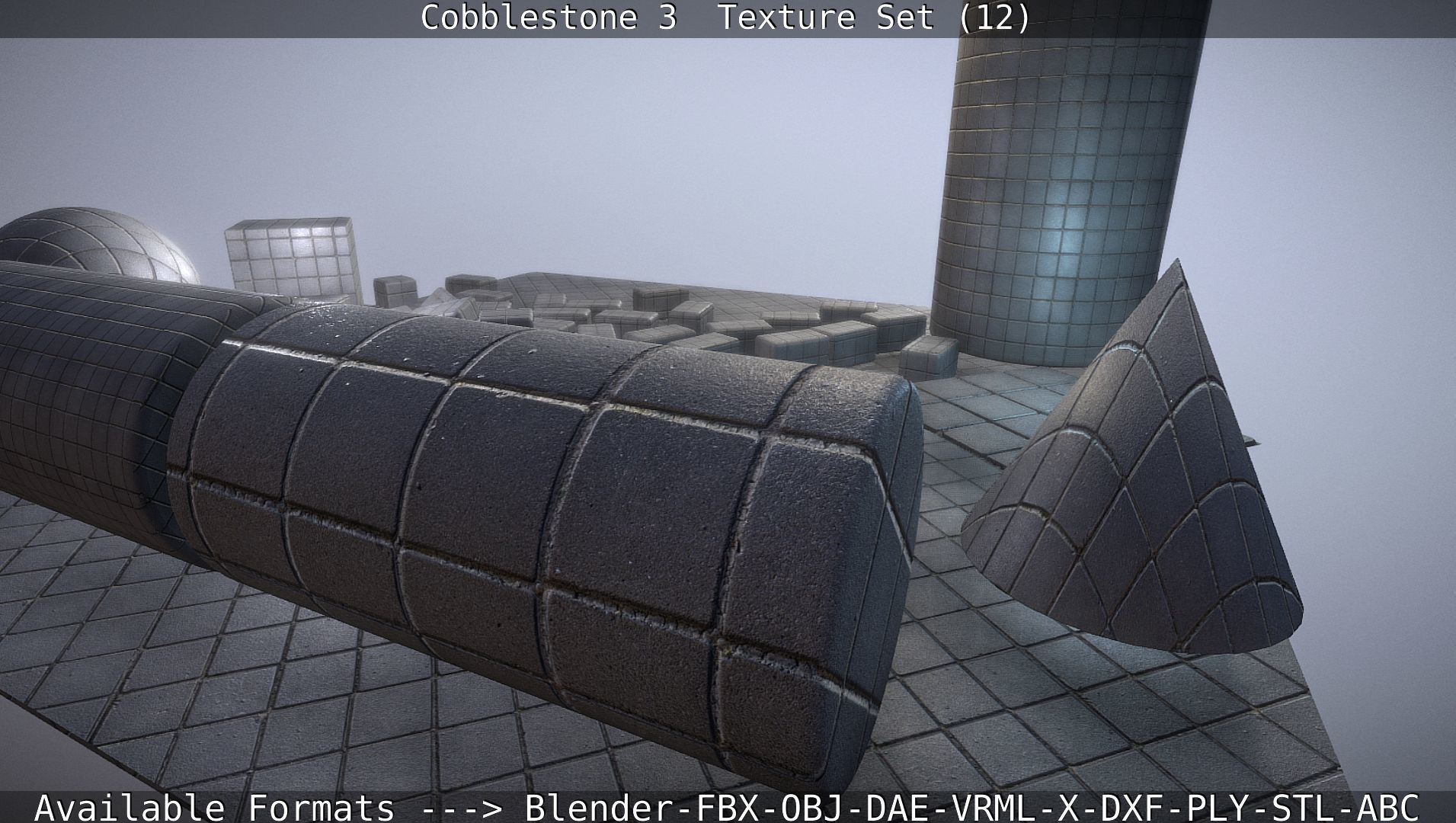 Cobblestone 3 - Texture Set 12 Texture_60