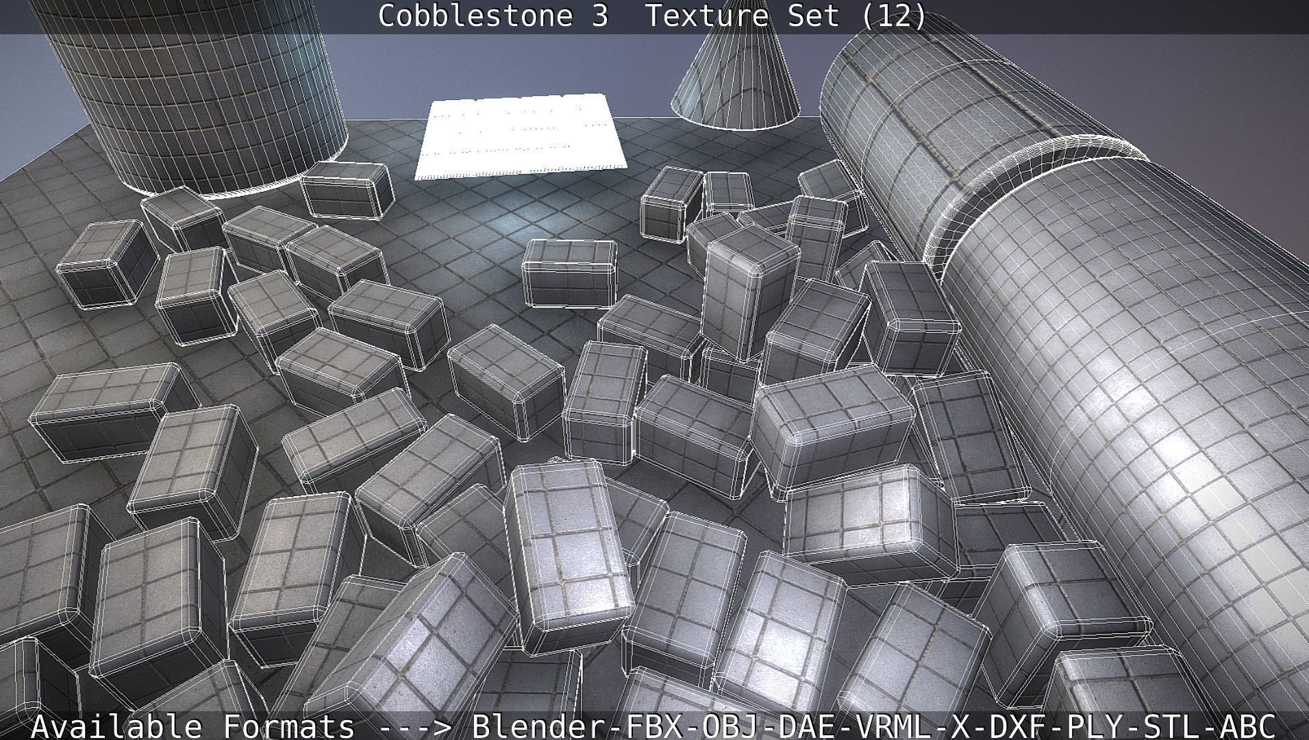 Cobblestone 3 - Texture Set 12 Texture_125