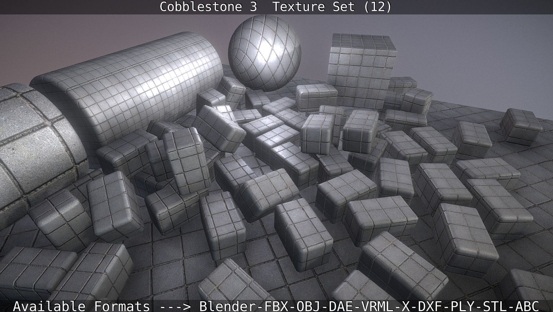 Cobblestone 3 - Texture Set 12 Texture_113