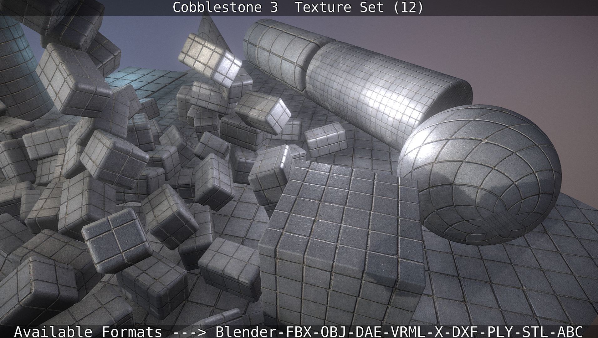 Cobblestone 3 - Texture Set 12 Texture_18