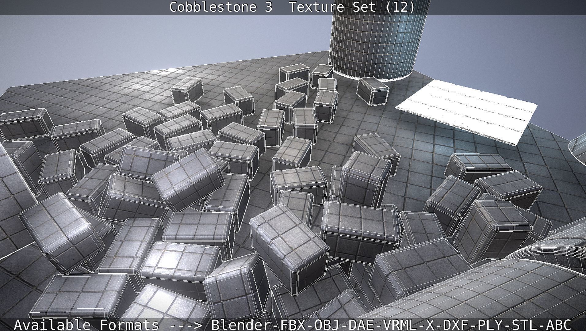 Cobblestone 3 - Texture Set 12 Texture_124