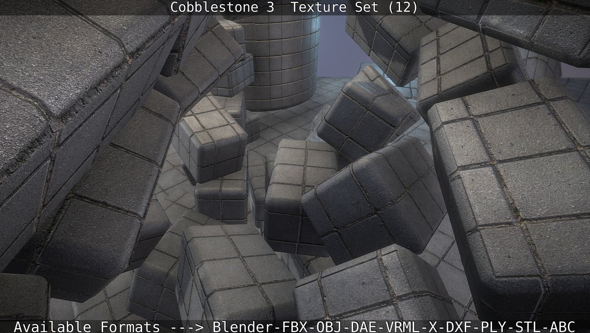 Cobblestone 3 - Texture Set 12 Texture_108