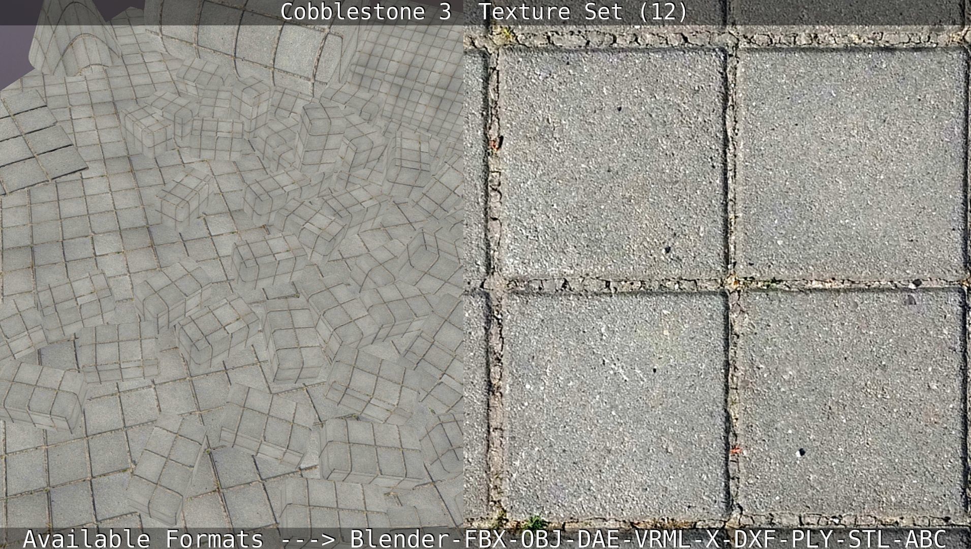 Cobblestone 3 - Texture Set 12 Texture_28