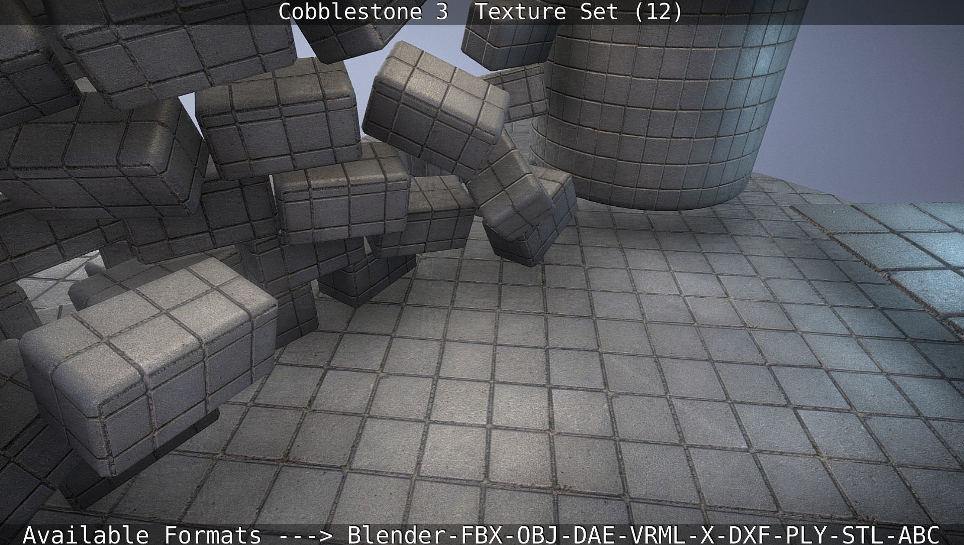 Cobblestone 3 - Texture Set 12 Texture_105