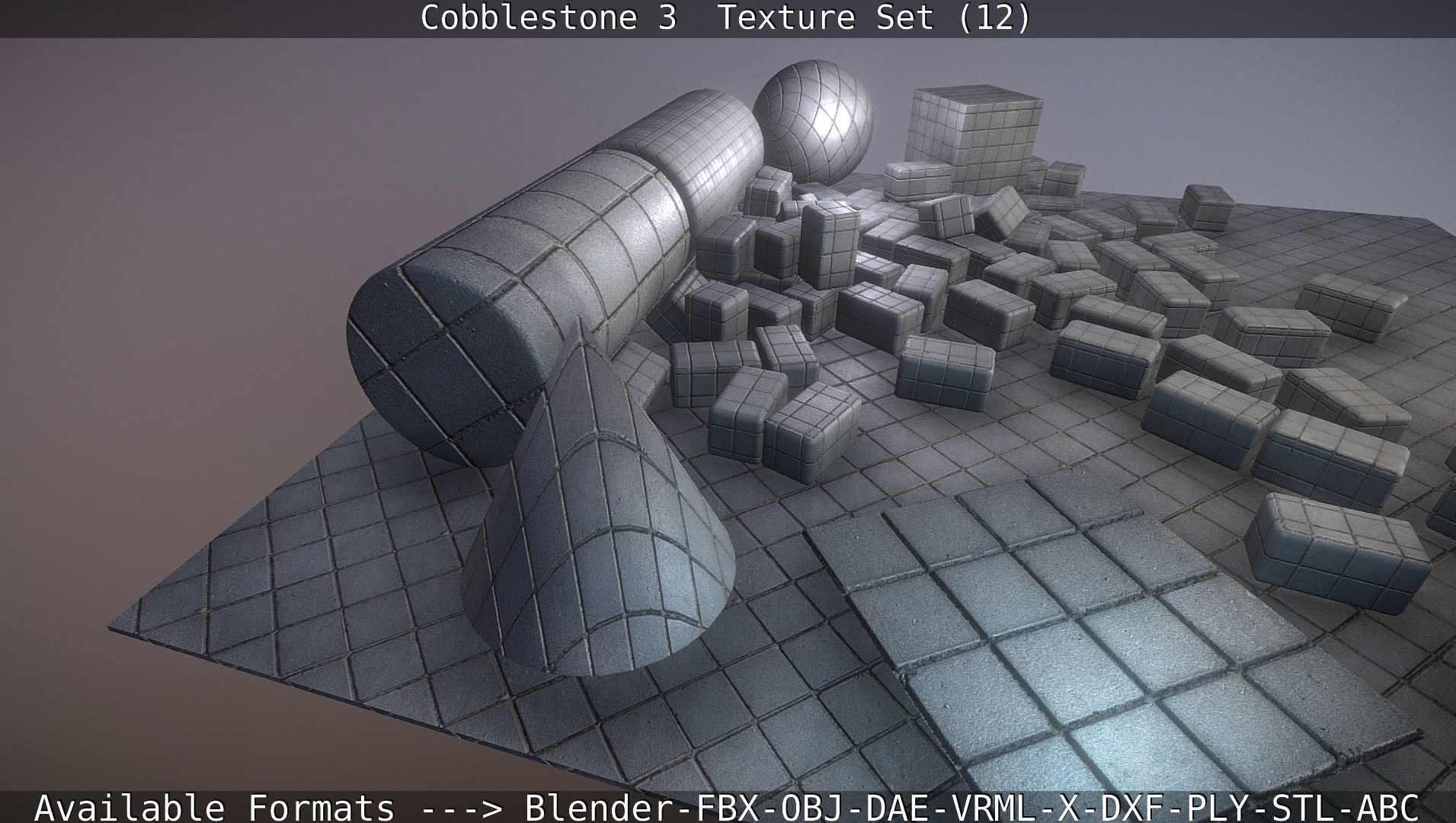 Cobblestone 3 - Texture Set 12 Texture_20