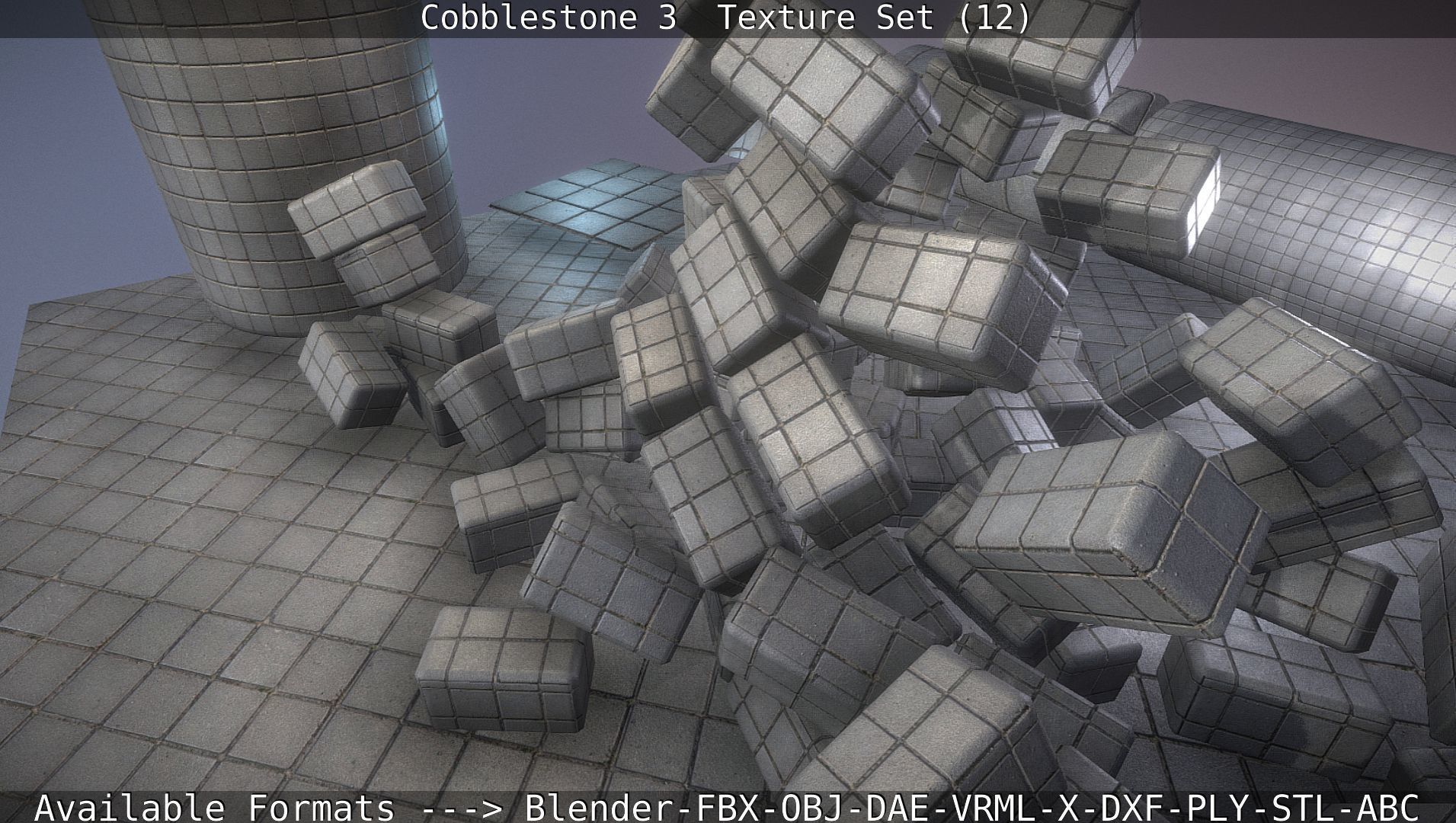 Cobblestone 3 - Texture Set 12 Texture_110