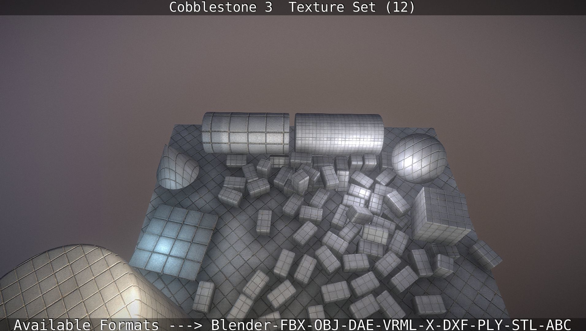 Cobblestone 3 - Texture Set 12 Texture_67