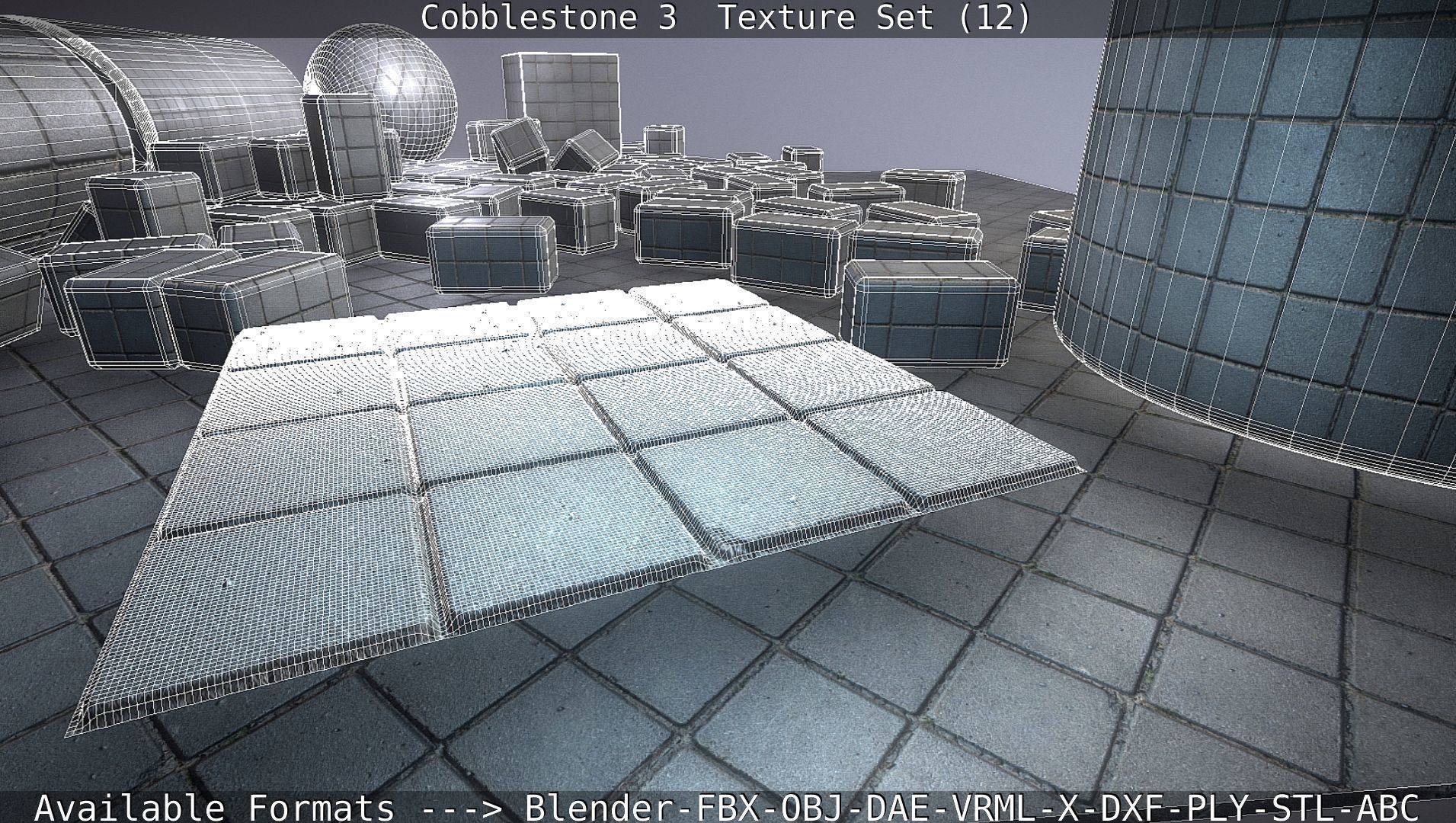 Cobblestone 3 - Texture Set 12 Texture_134