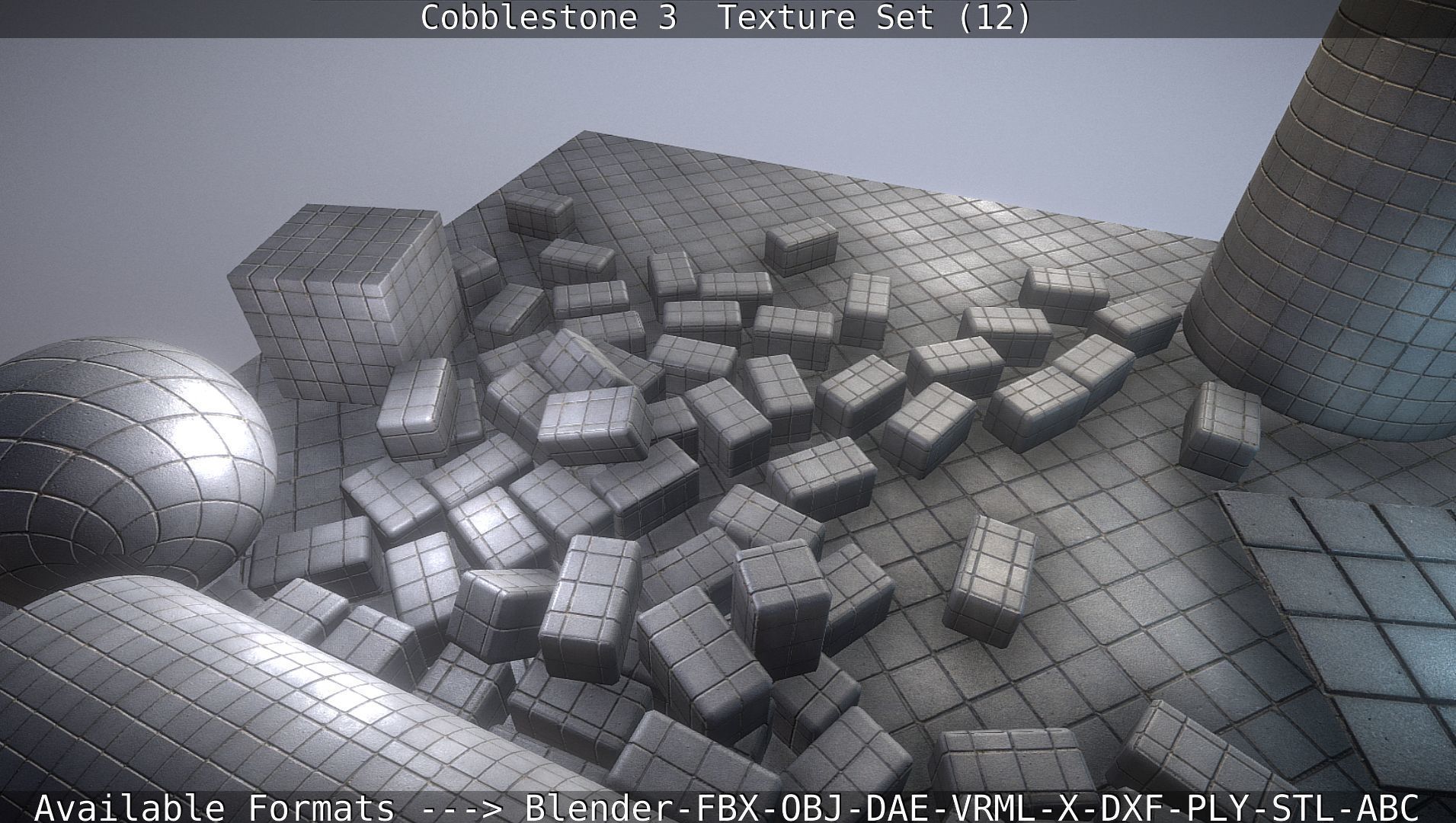 Cobblestone 3 - Texture Set 12 Texture_37