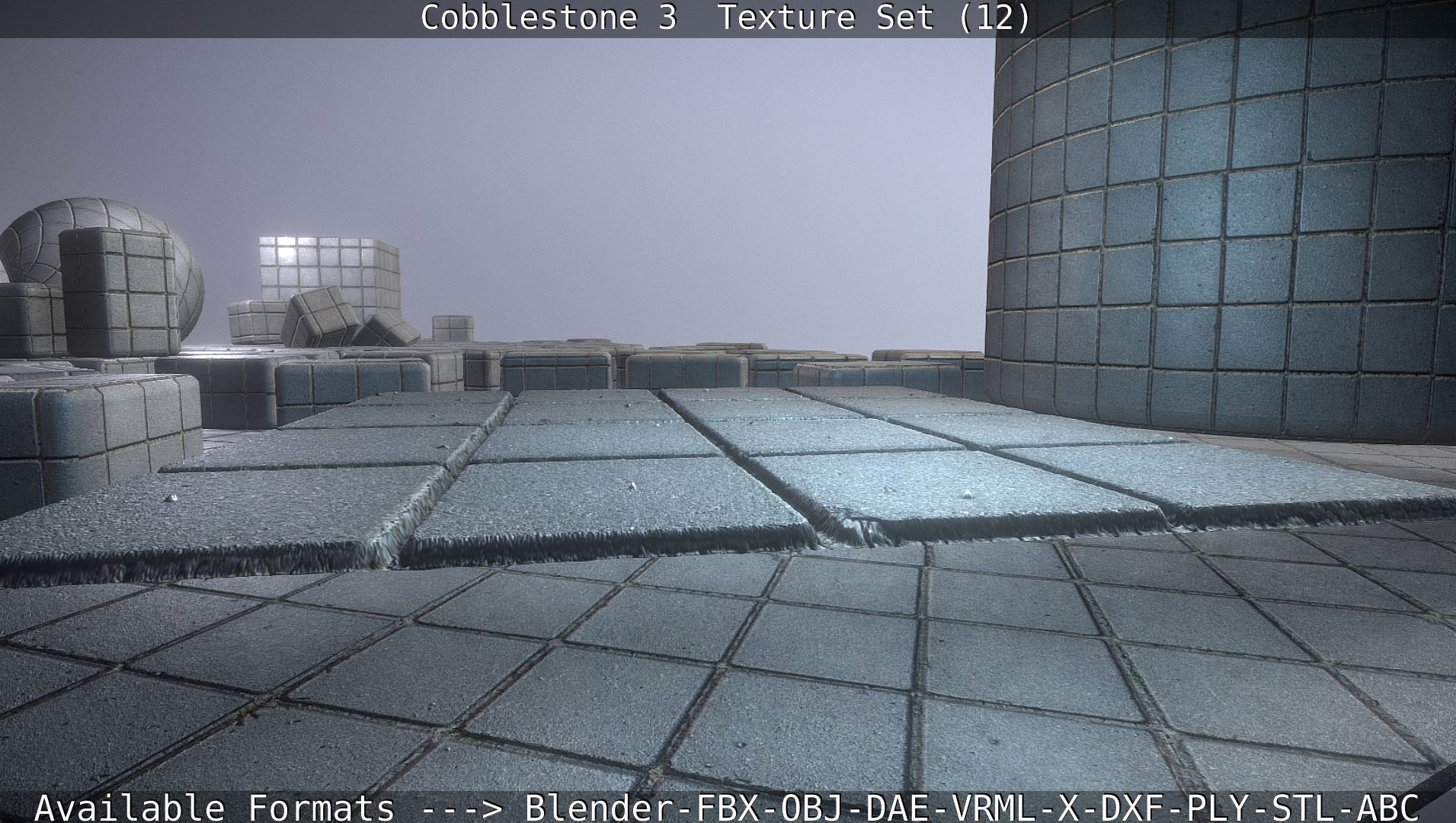 Cobblestone 3 - Texture Set 12 Texture_97