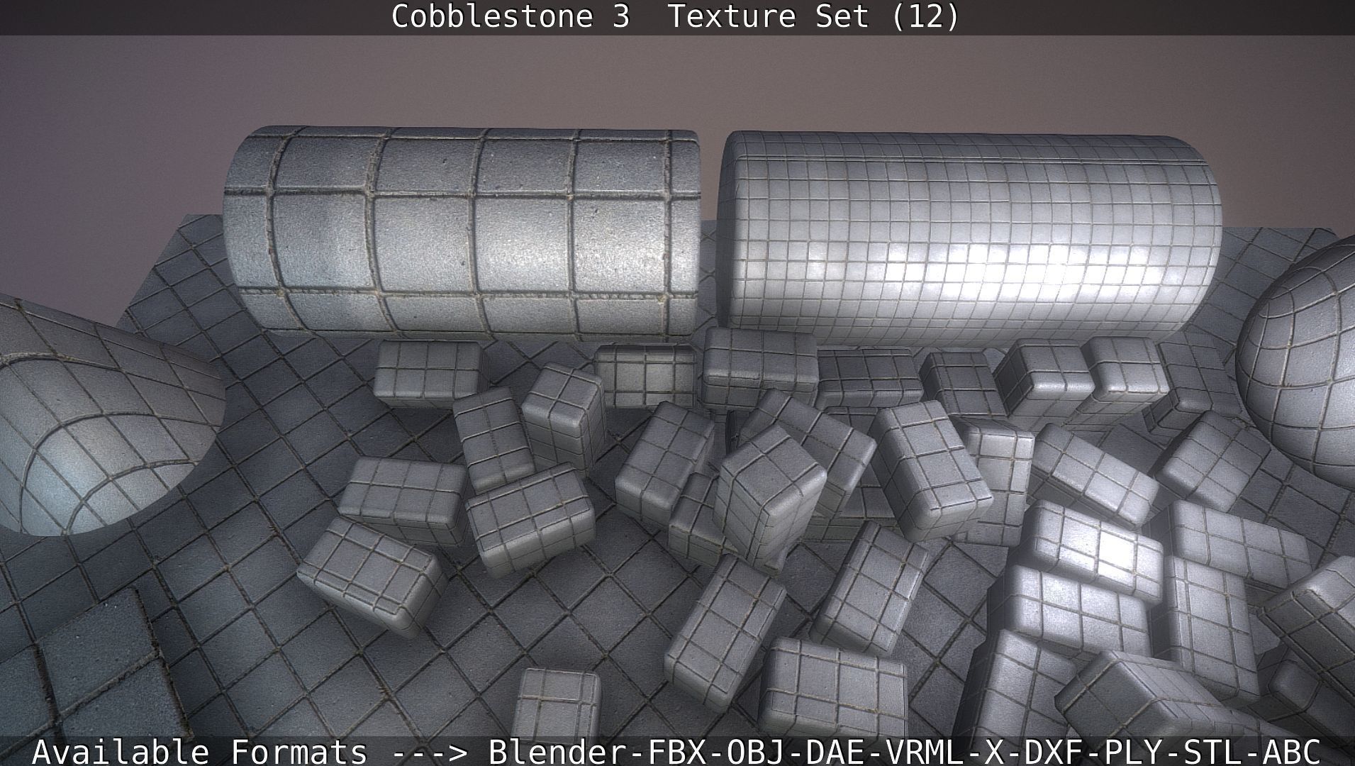 Cobblestone 3 - Texture Set 12 Texture_68