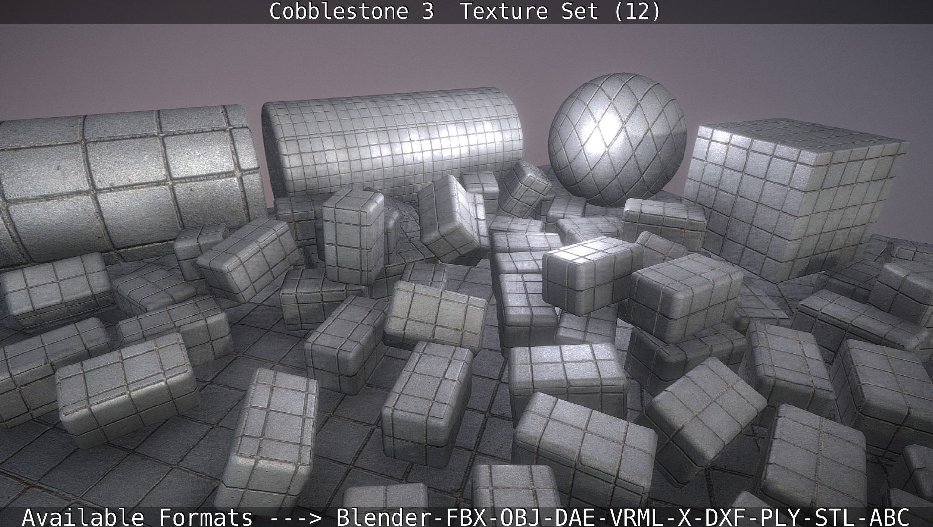 Cobblestone 3 - Texture Set 12 Texture_14