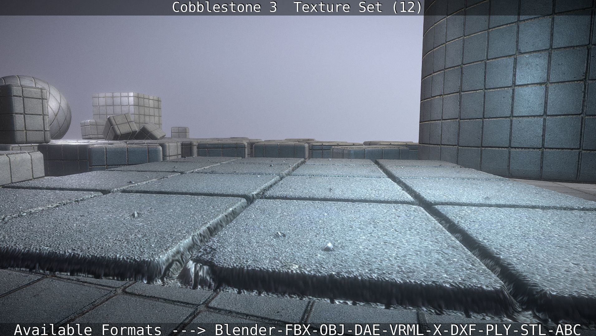 Cobblestone 3 - Texture Set 12 Texture_99