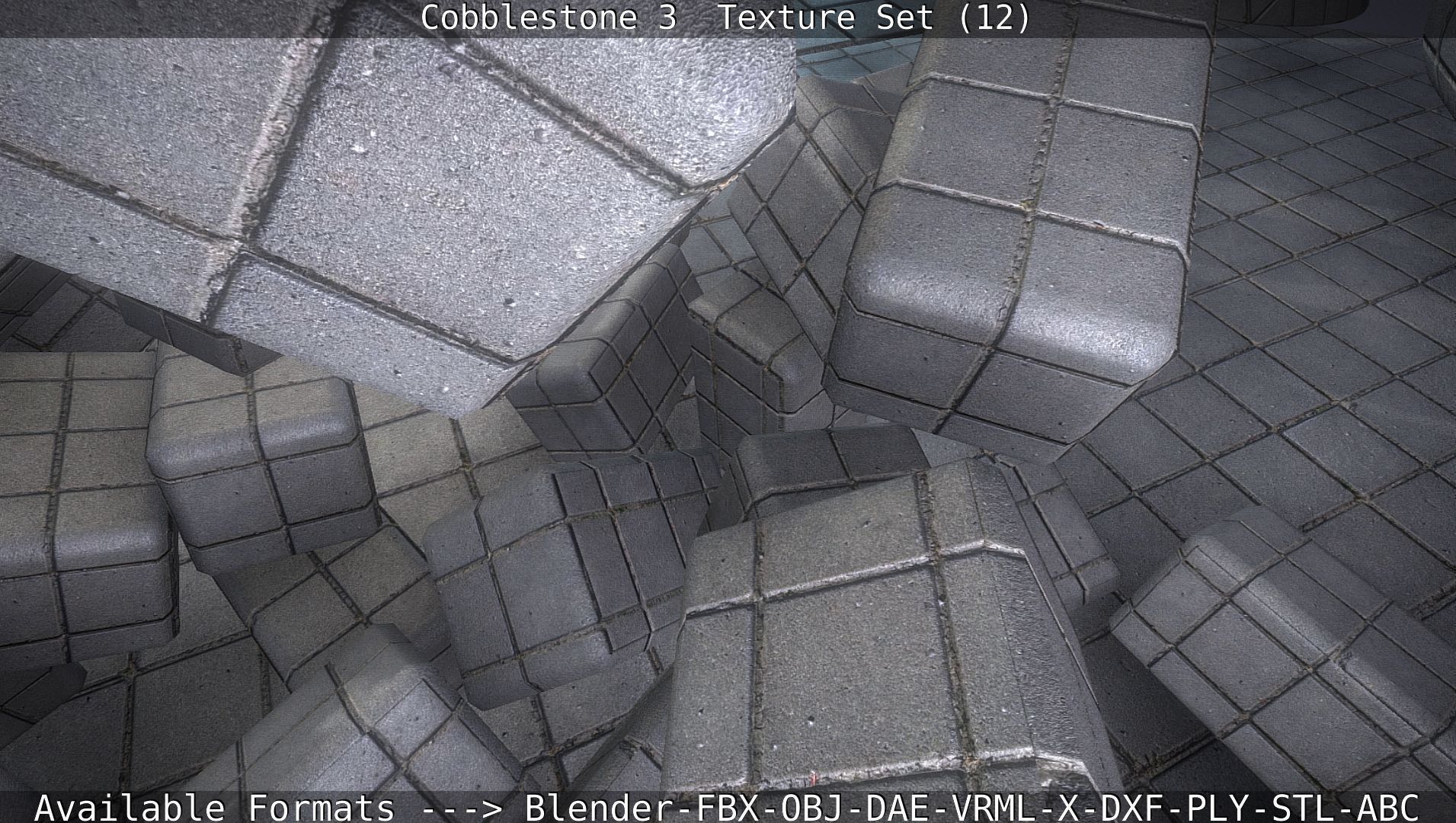 Cobblestone 3 - Texture Set 12 Texture_48