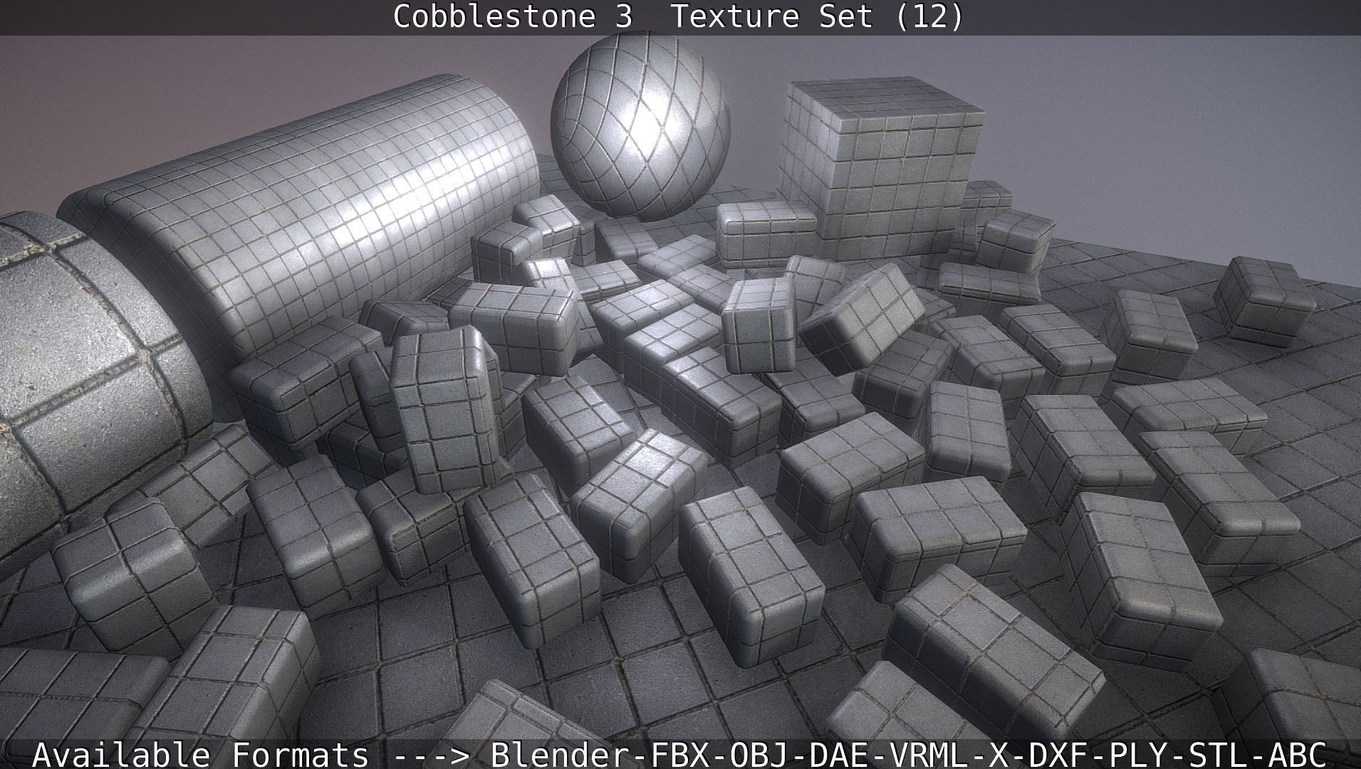 Cobblestone 3 - Texture Set 12 Texture_119