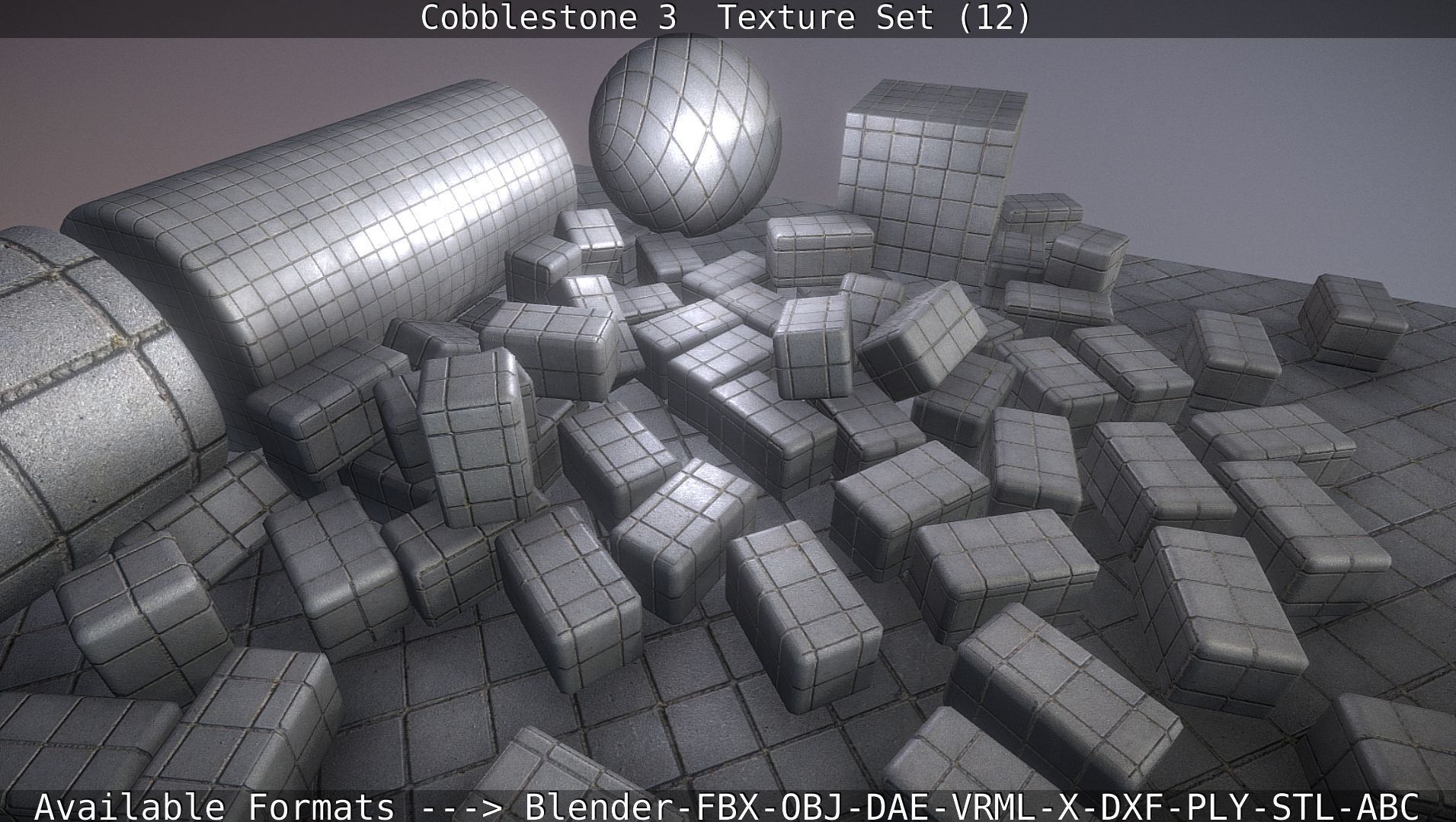 Cobblestone 3 - Texture Set 12 Texture_122