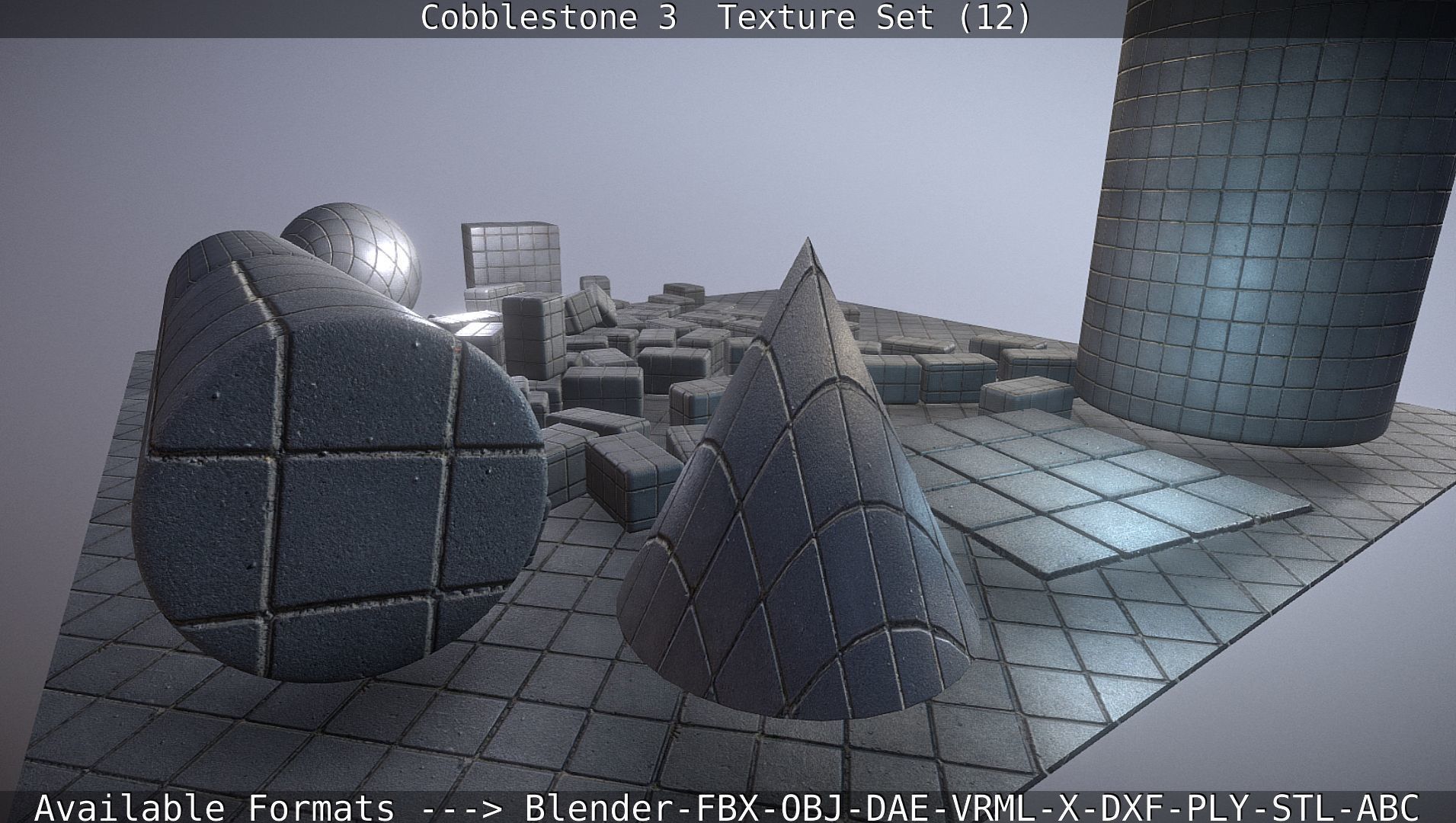 Cobblestone 3 - Texture Set 12 Texture_63