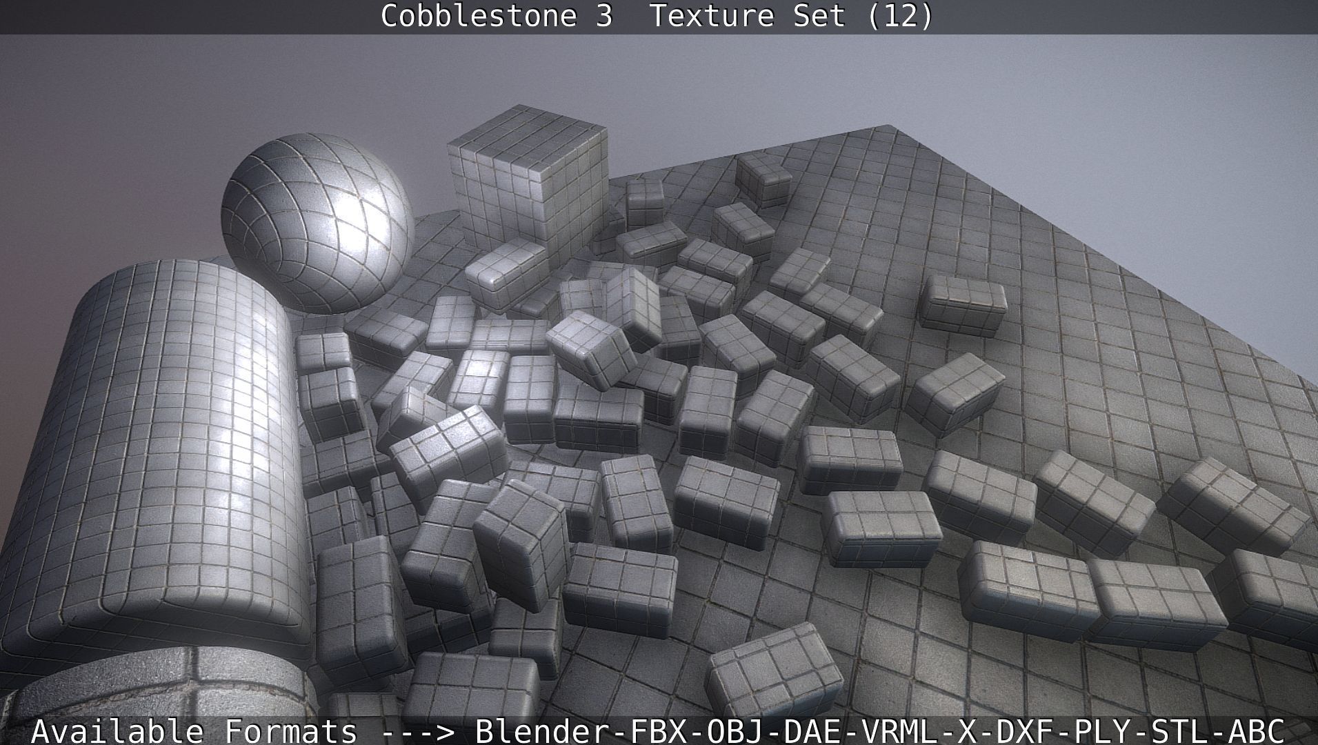 Cobblestone 3 - Texture Set 12 Texture_13