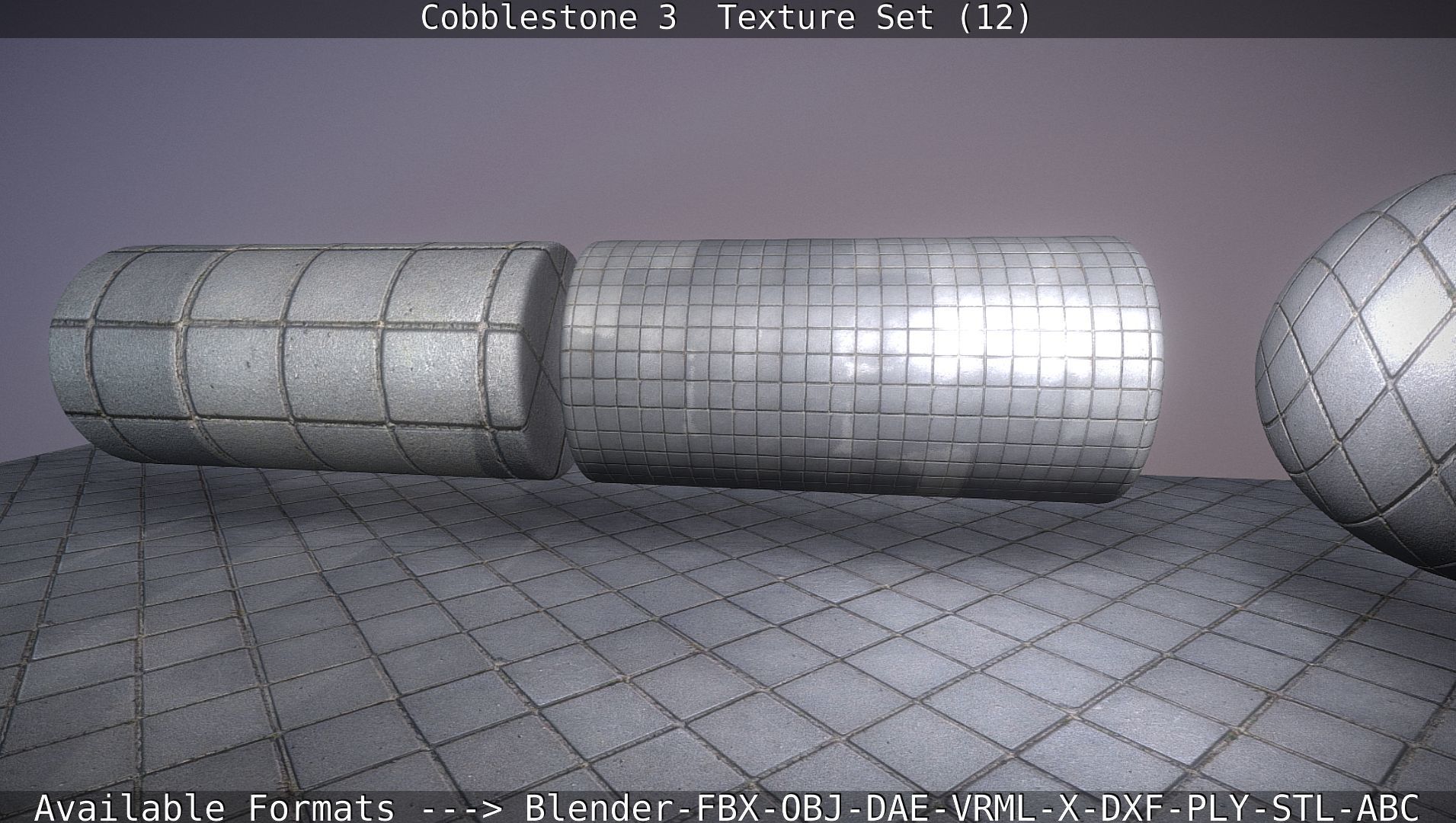 Cobblestone 3 - Texture Set 12 Texture_43