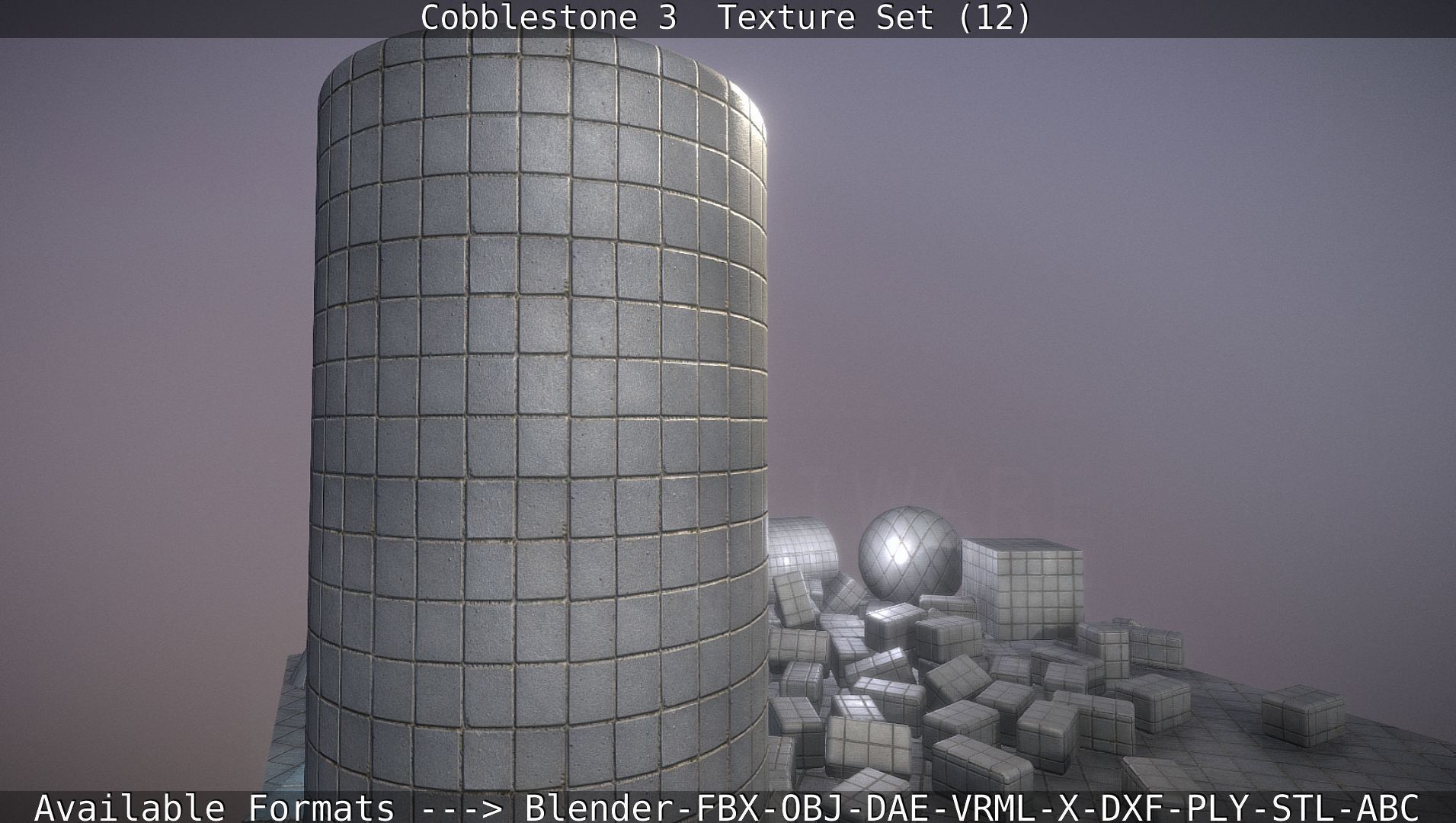 Cobblestone 3 - Texture Set 12 Texture_82