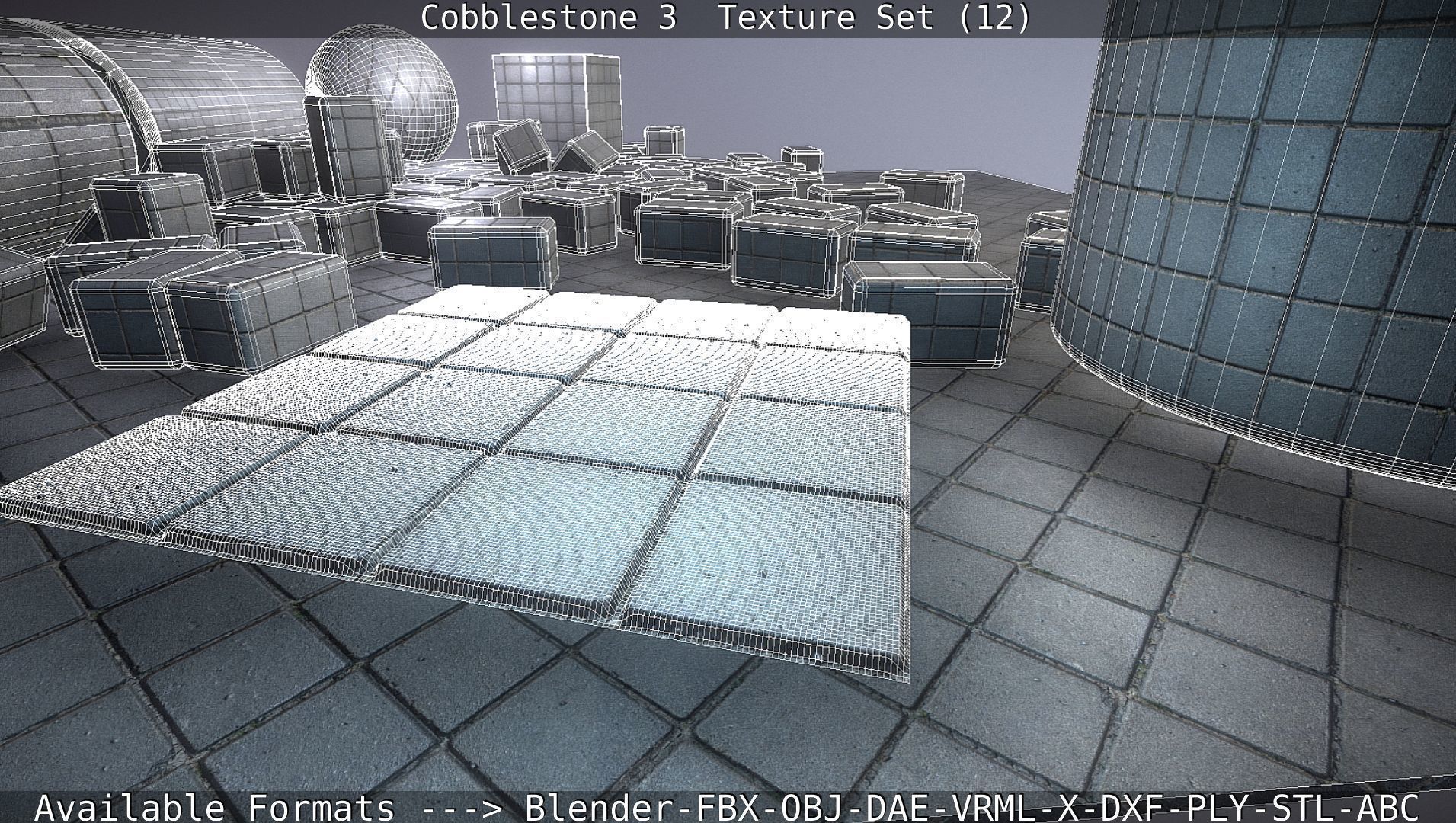 Cobblestone 3 - Texture Set 12 Texture_137