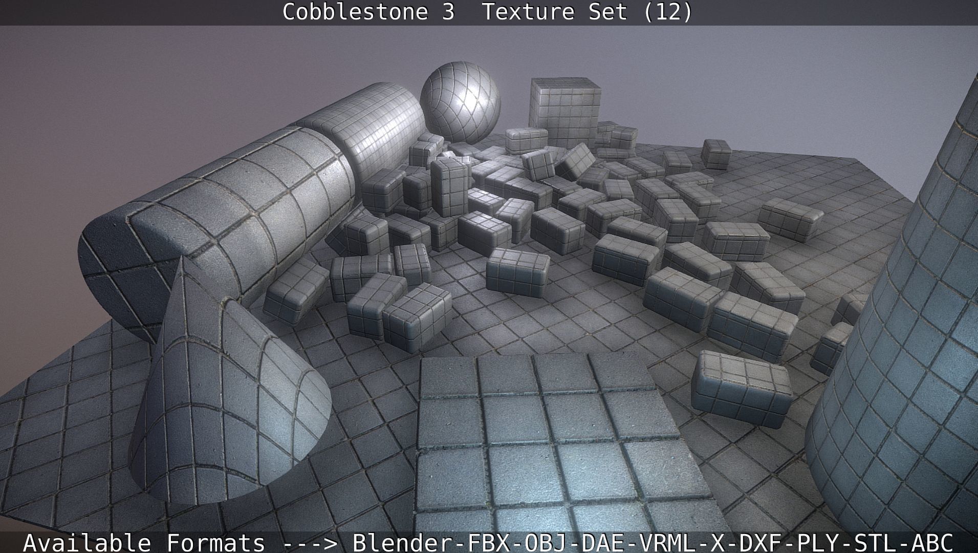 Cobblestone 3 - Texture Set 12 Texture_66