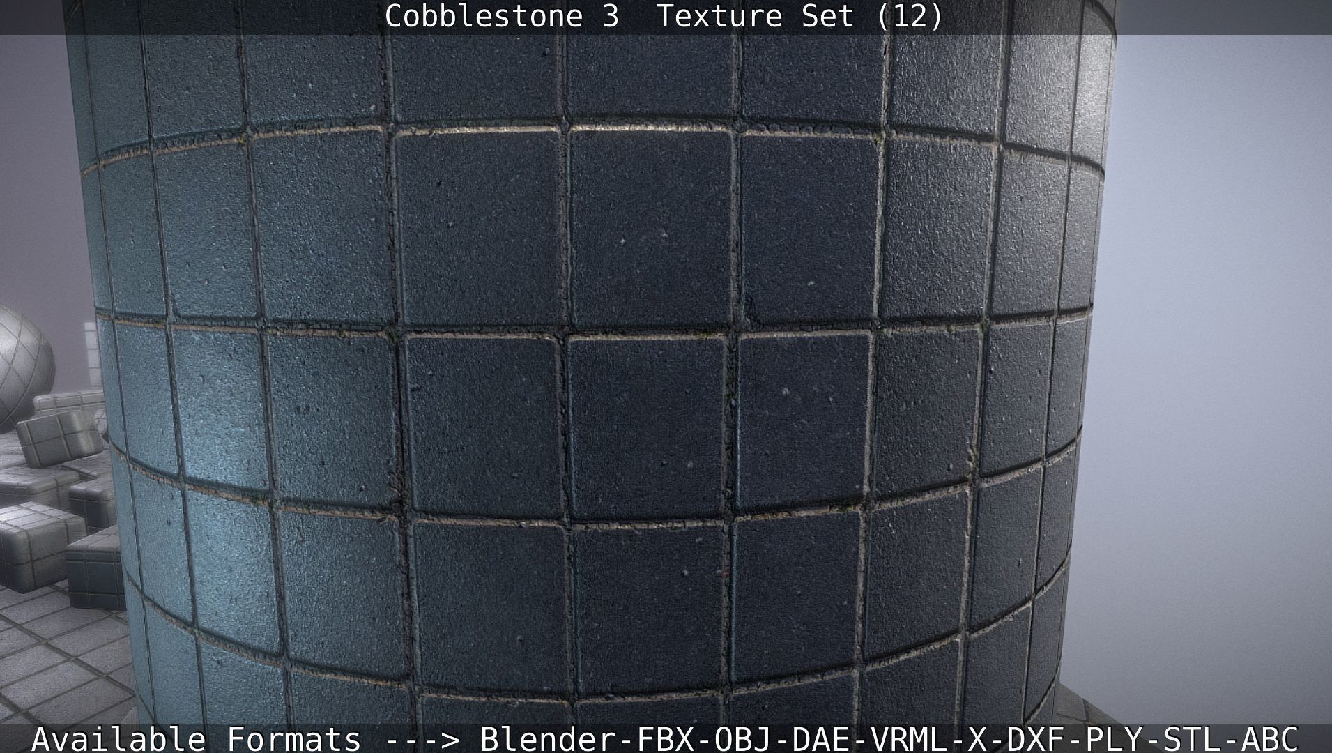 Cobblestone 3 - Texture Set 12 Texture_89