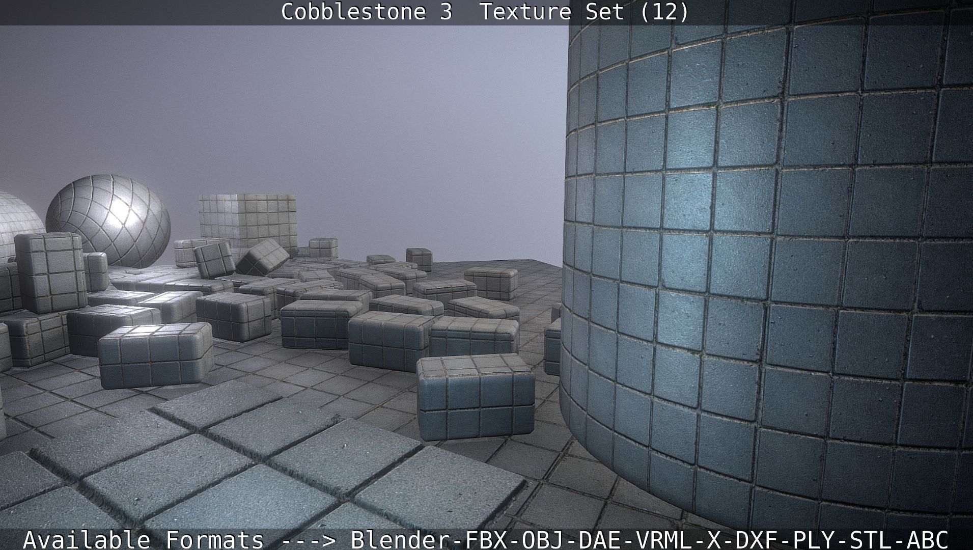 Cobblestone 3 - Texture Set 12 Texture_91