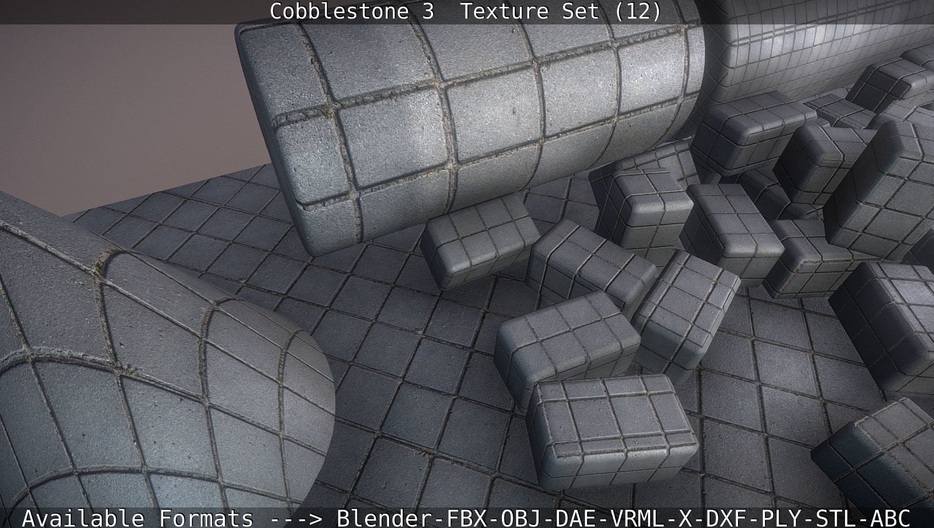 Cobblestone 3 - Texture Set 12 Texture_69