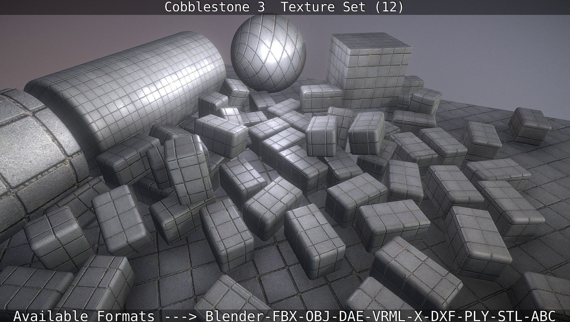 Cobblestone 3 - Texture Set 12 Texture_120