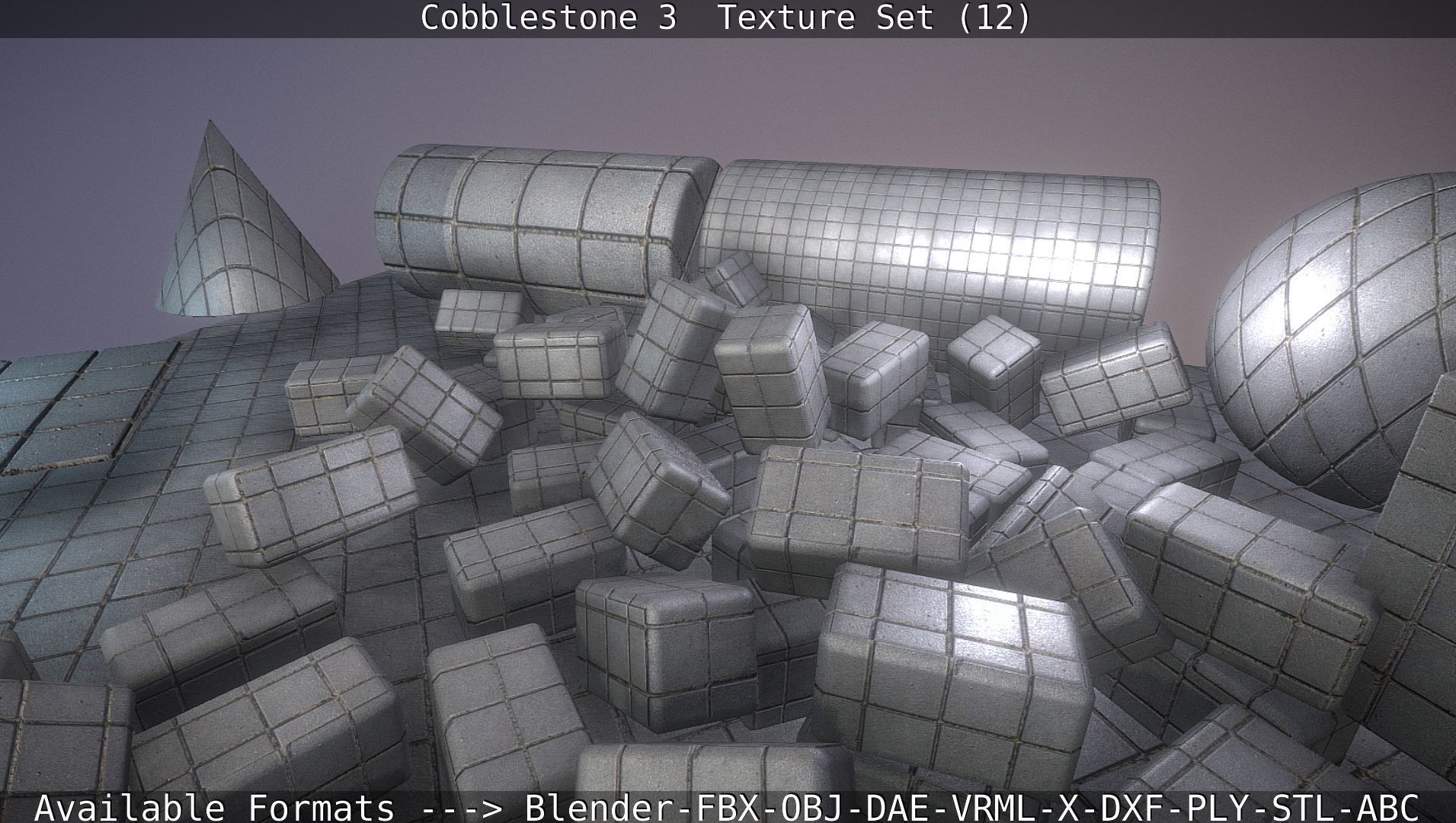 Cobblestone 3 - Texture Set 12 Texture_112