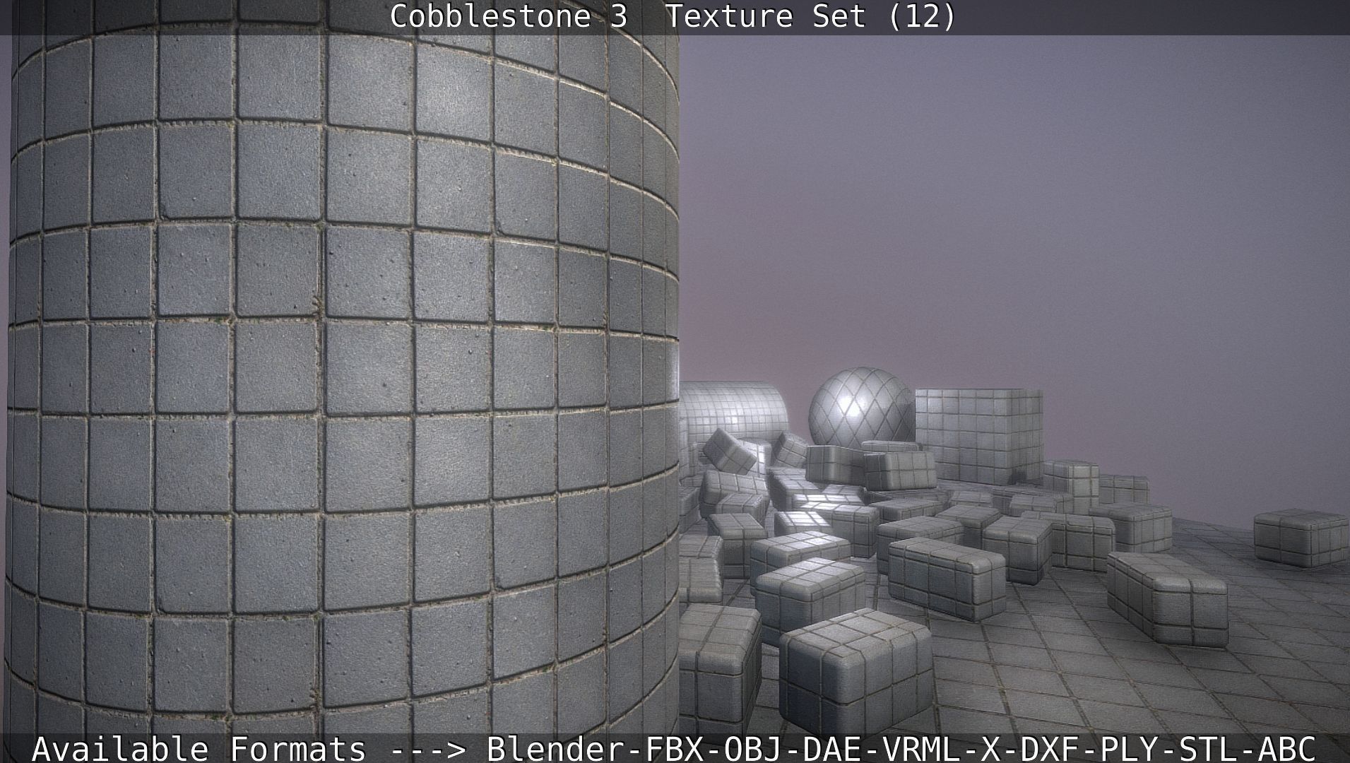 Cobblestone 3 - Texture Set 12 Texture_85