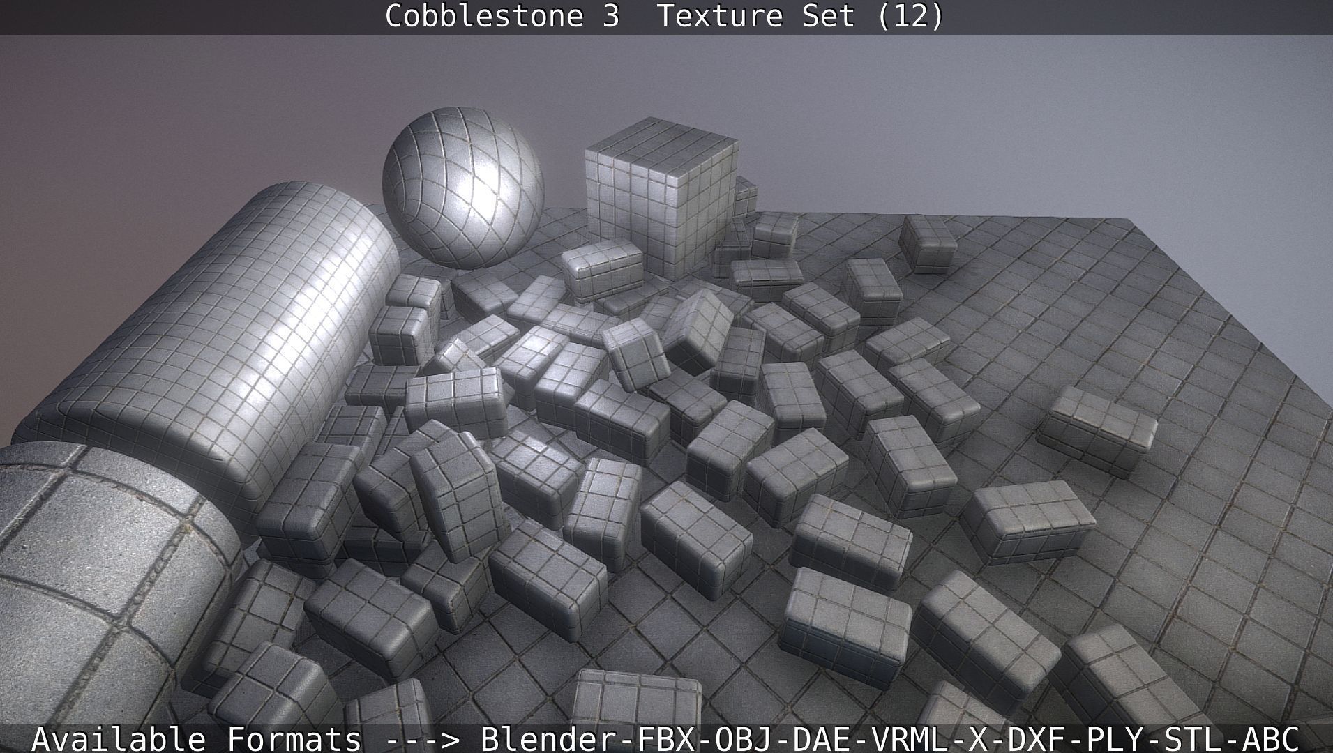 Cobblestone 3 - Texture Set 12 Texture_34